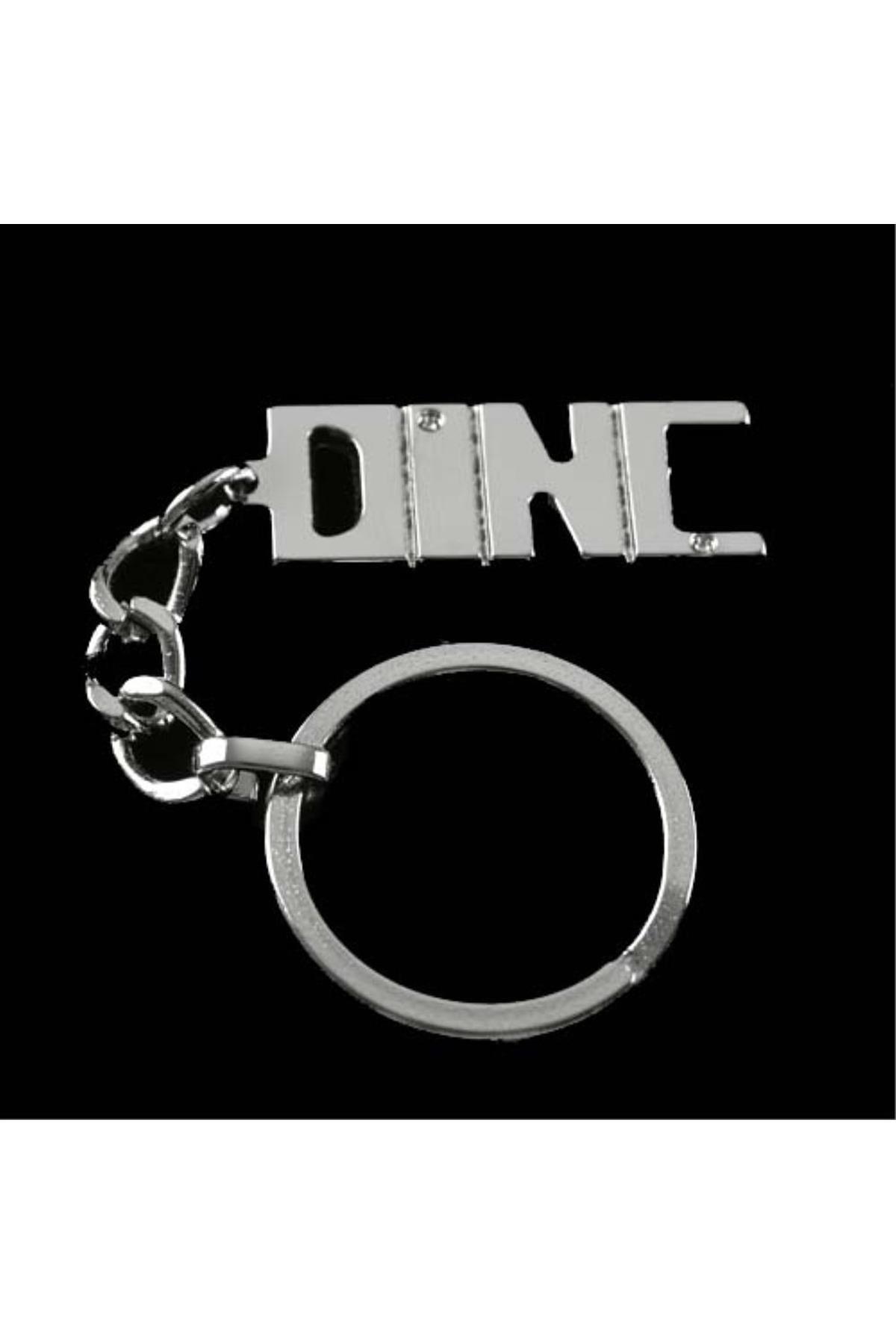 Dinç İsimli Anahtarlık-