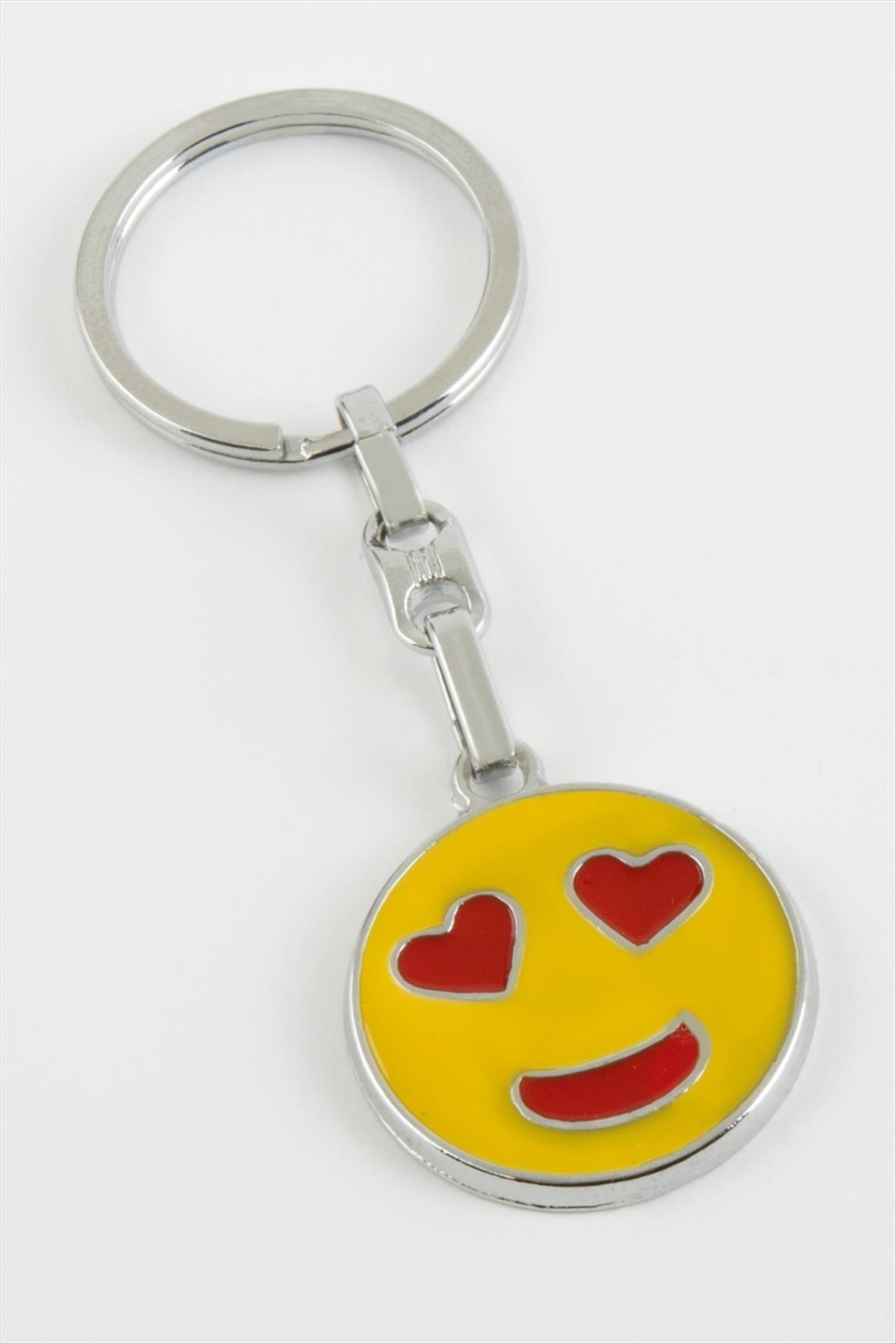 Emoji Metal Anahtarlık-Sarı