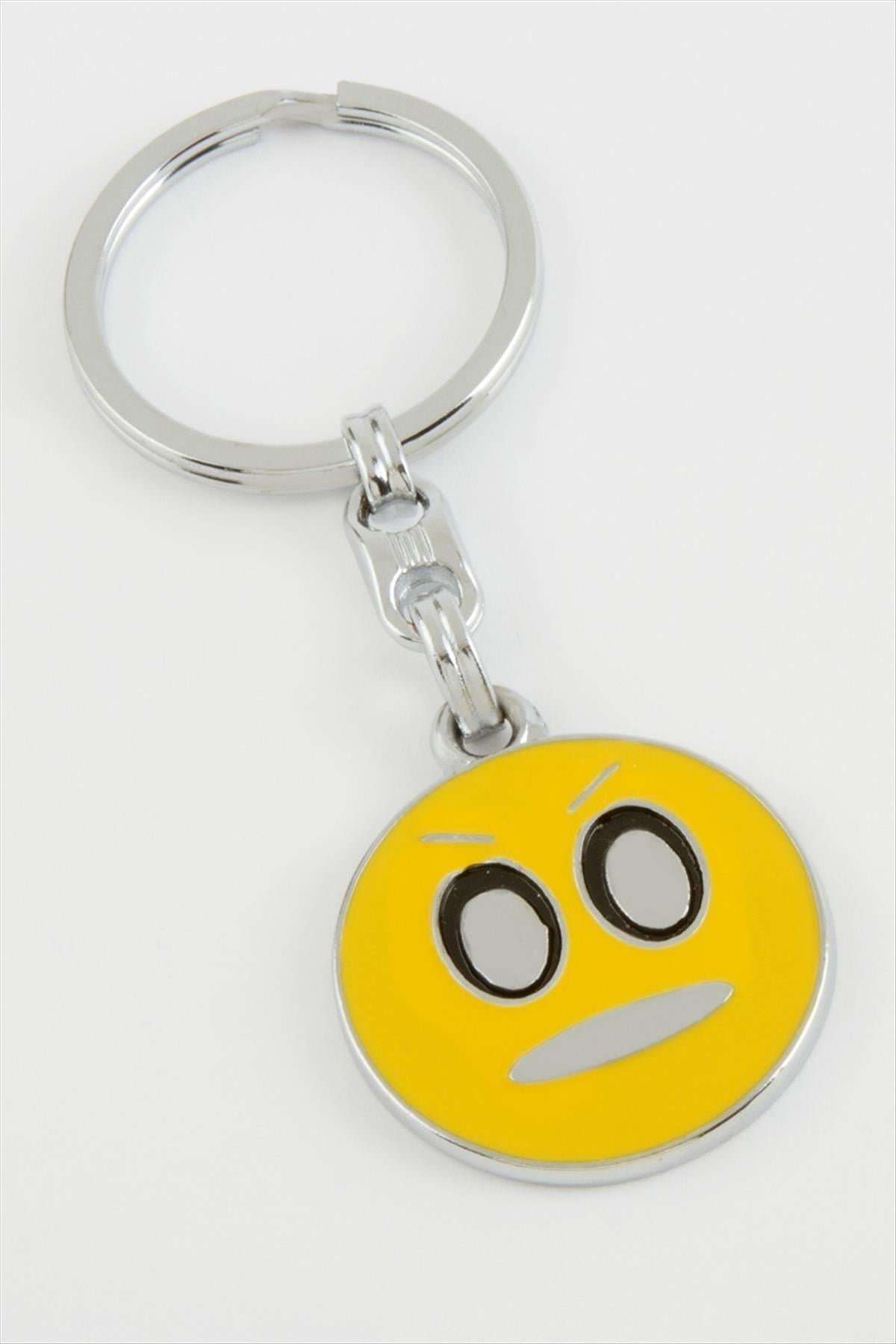Emoji Metal Anahtarlık-Sarı