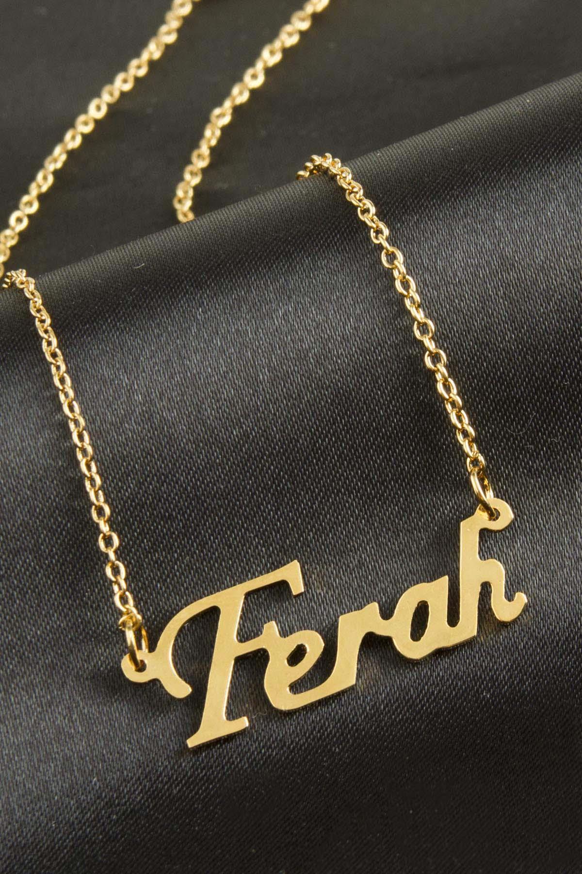 Ferah isimli kolye -Sarı
