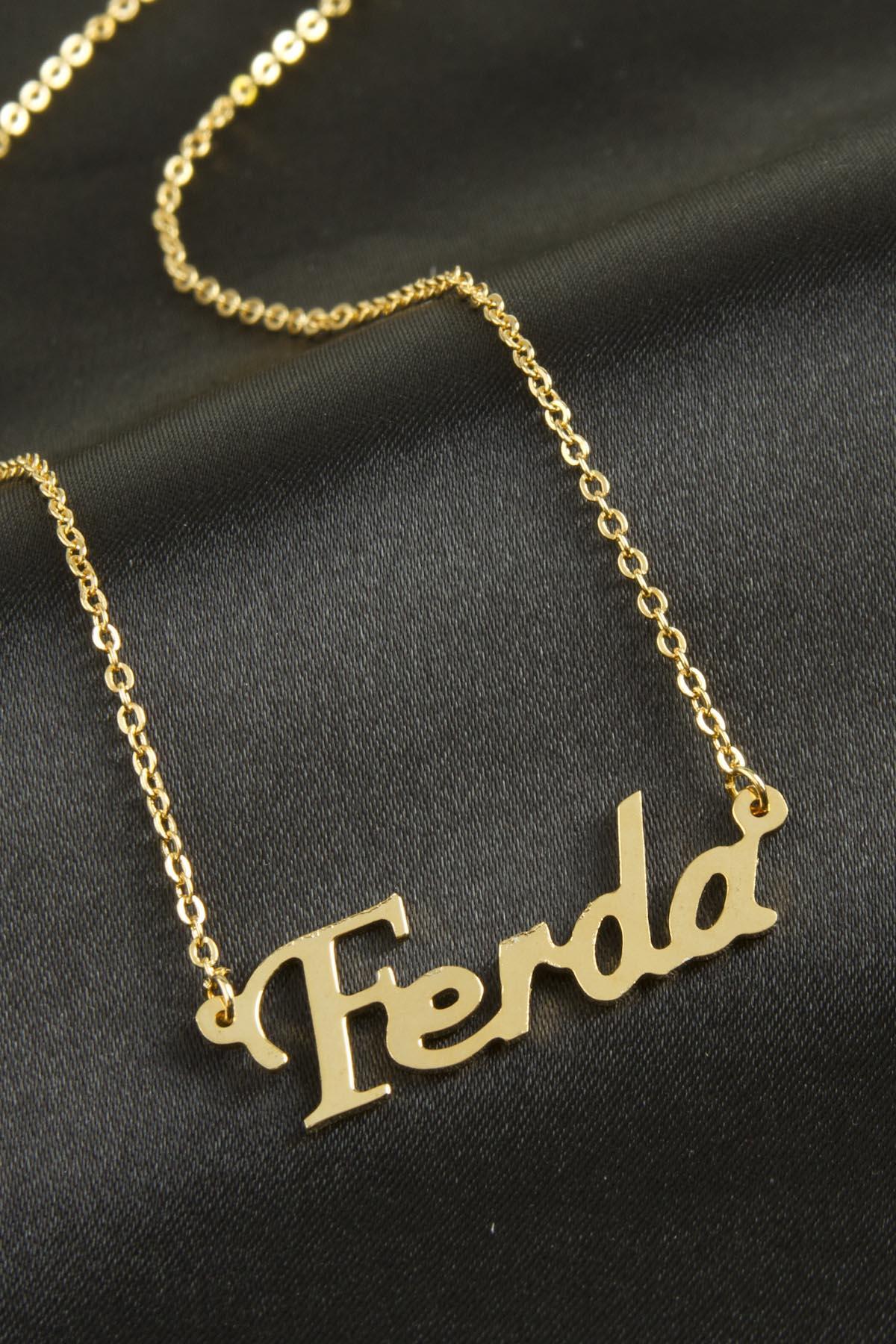 Ferda isimli kolye -Sarı