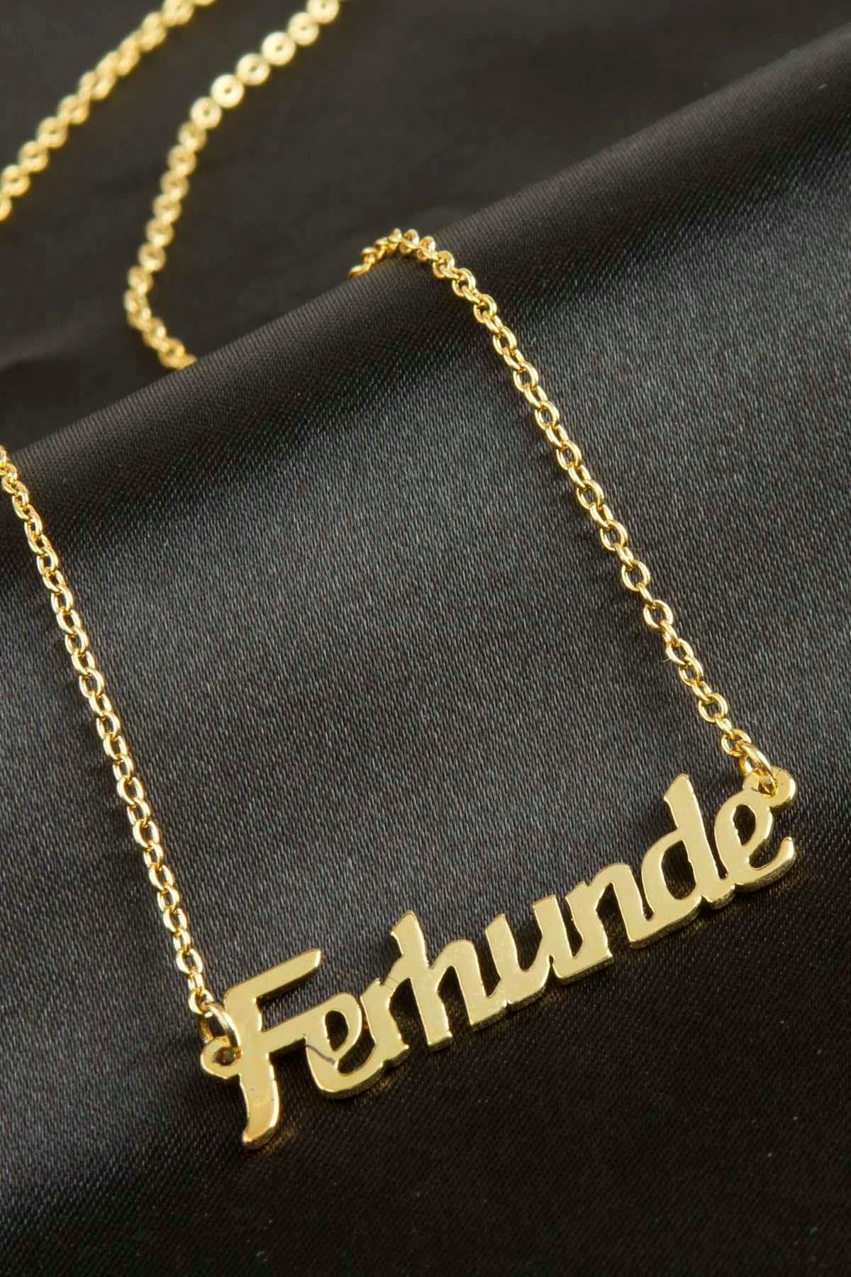 Ferhunde isimli kolye -Sarı