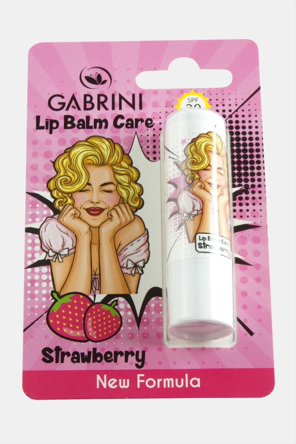 Gabrini Çilek Dudak Nemlendirici - Açık Pembe