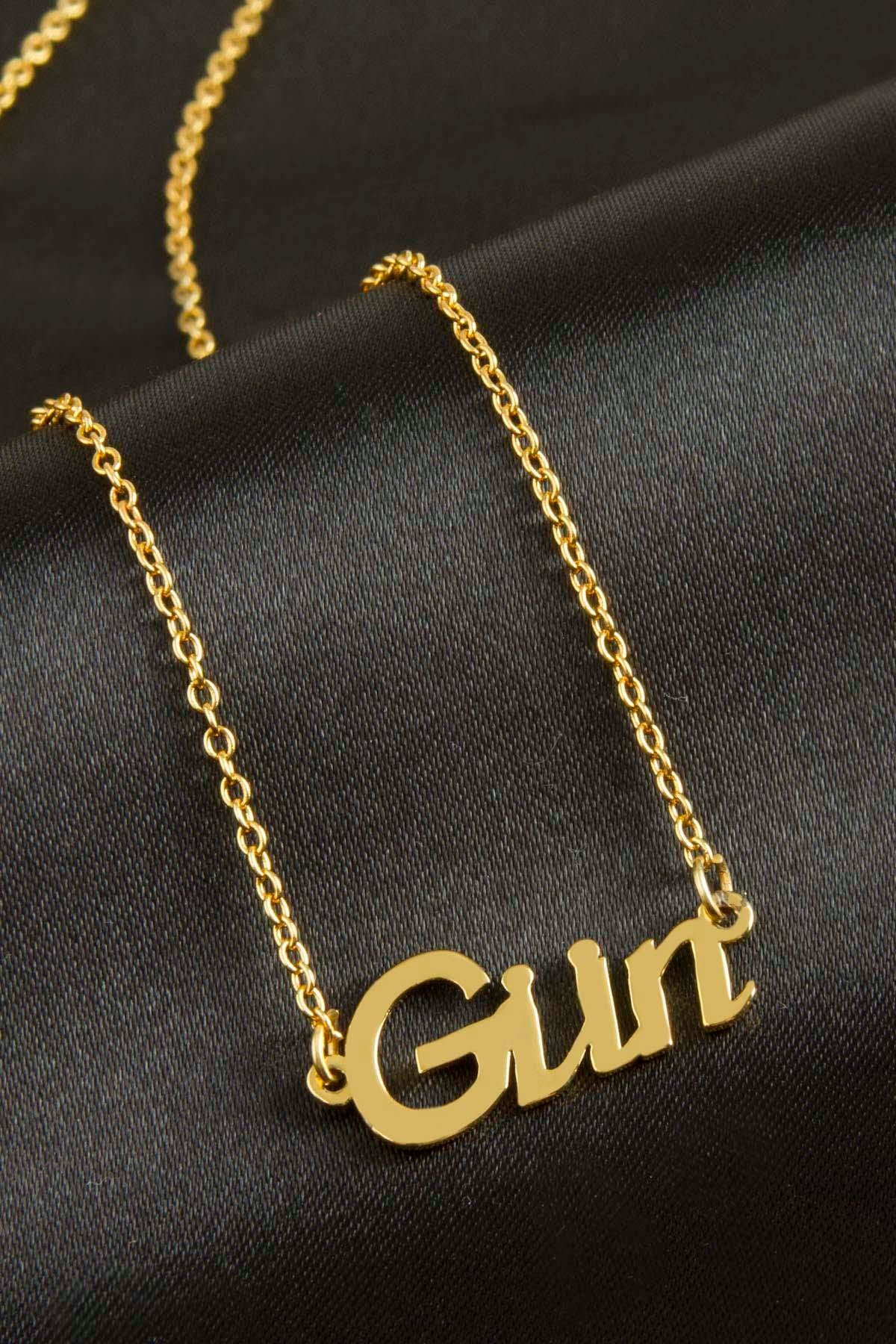 Gün isimli kolye (Kişiye Özel)
