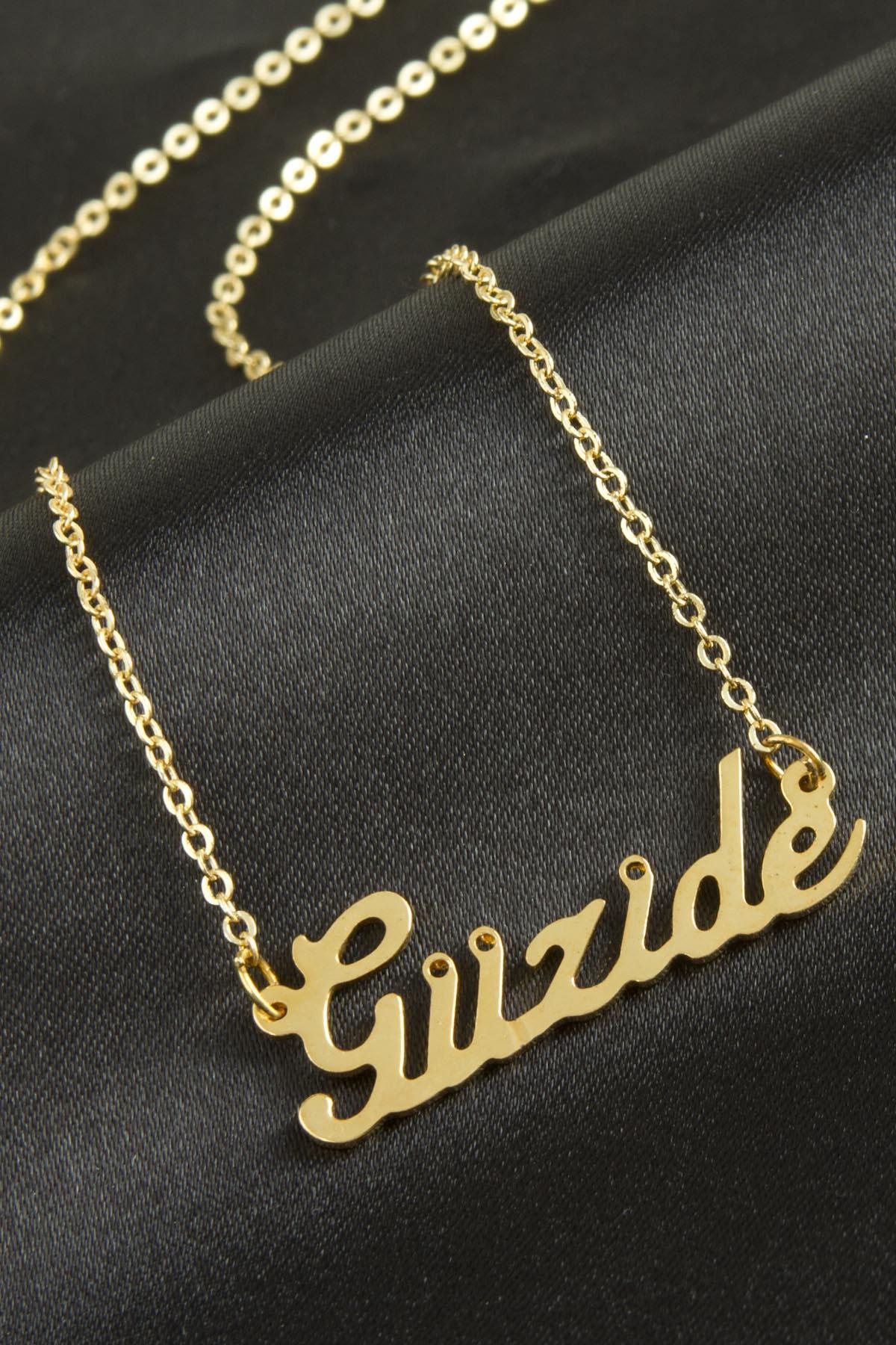 Güzide isimli kolye -Sarı