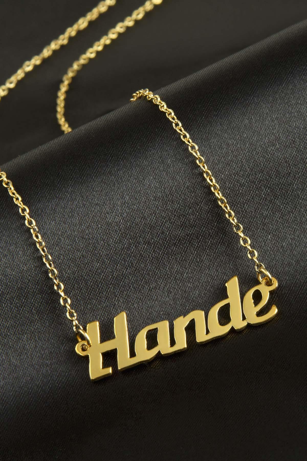 Hande isimli kolye (Kişiye Özel)