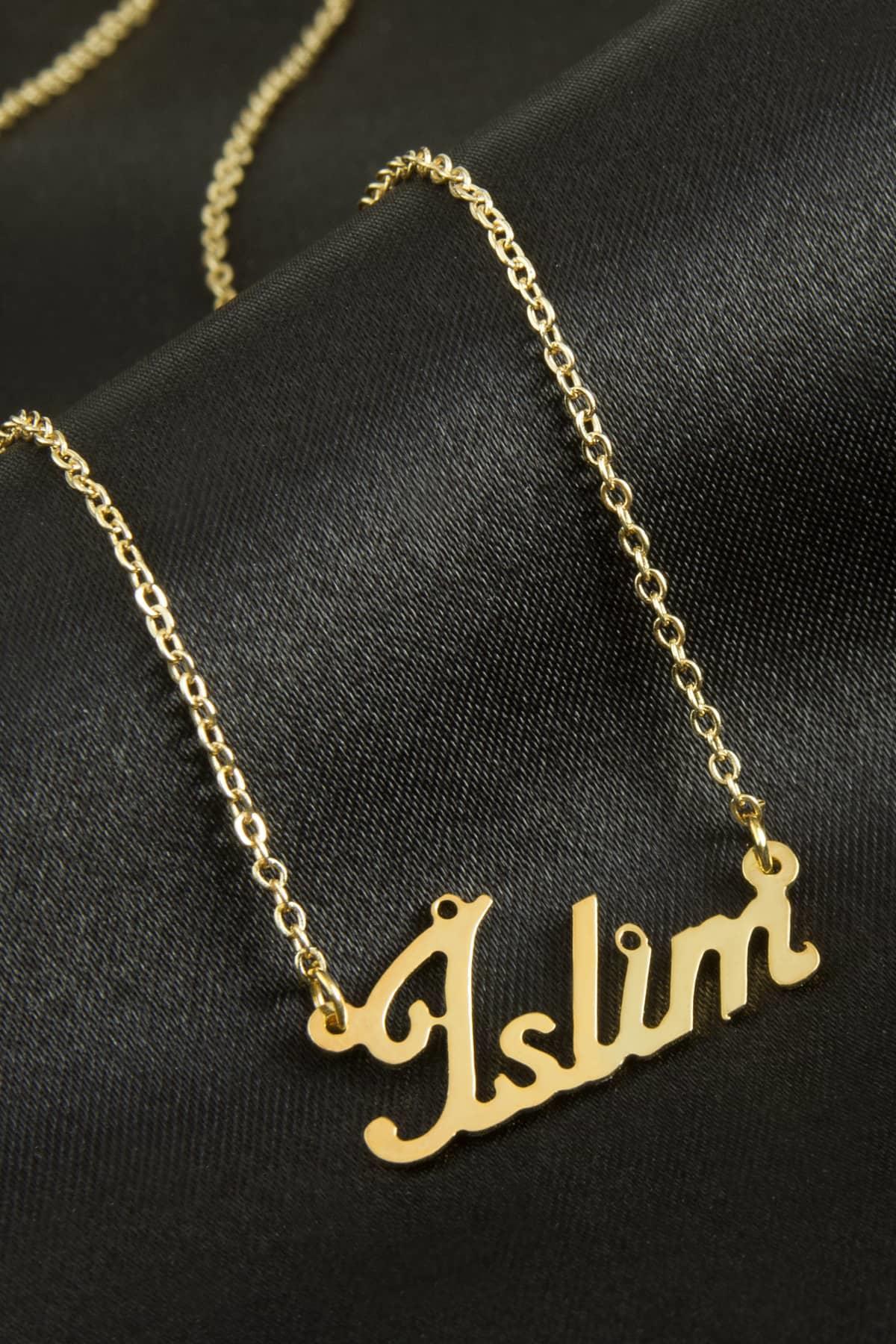 İslim İsimli Kolye (Kişiye Özel)