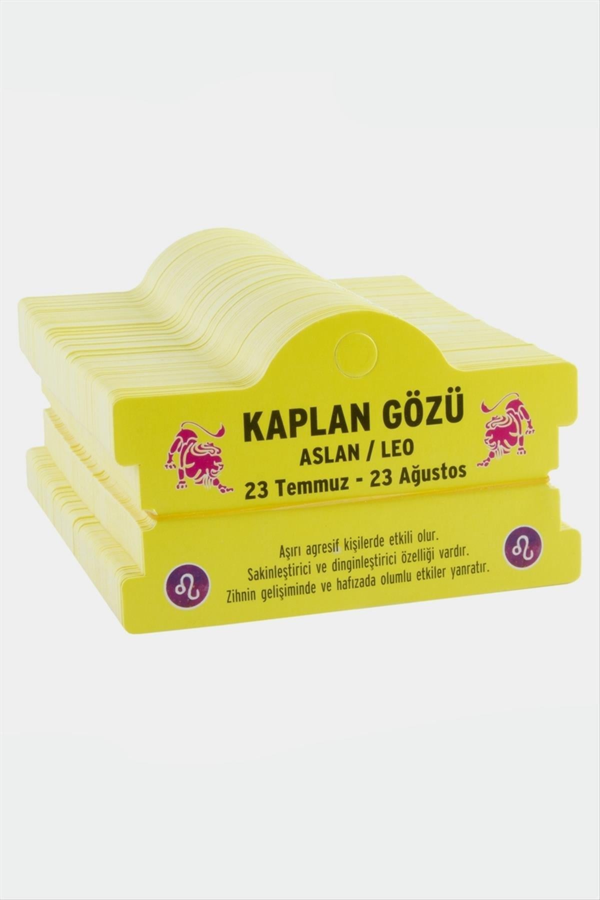 Kaplan Gözü & Aslan Burç Bileklik Kartı