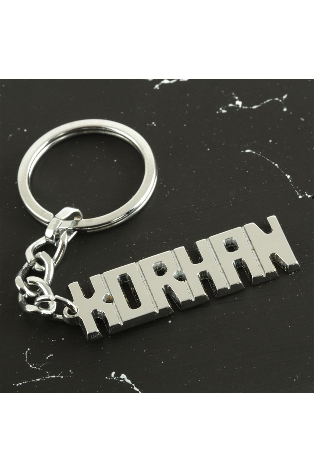 Korhan İsimli Anahtarlık-