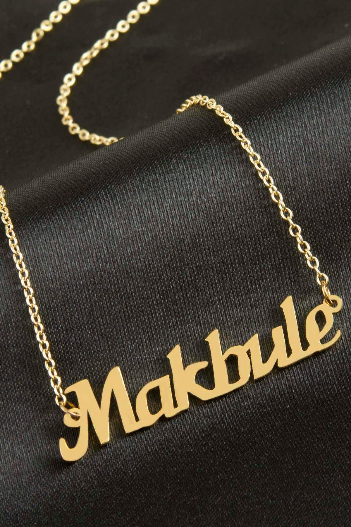 Makbule isimli kolye (Kişiye Özel)