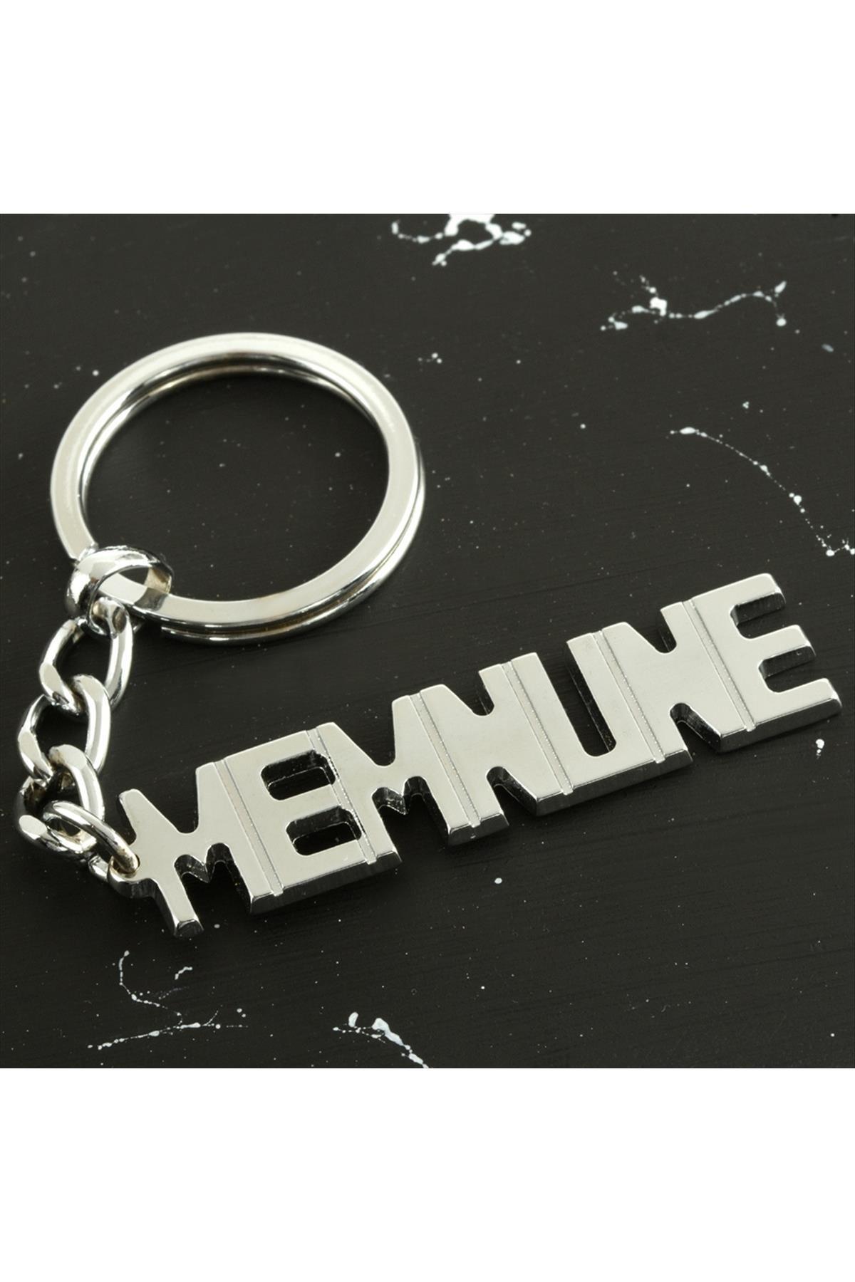 Memnune İsimli Anahtarlık-