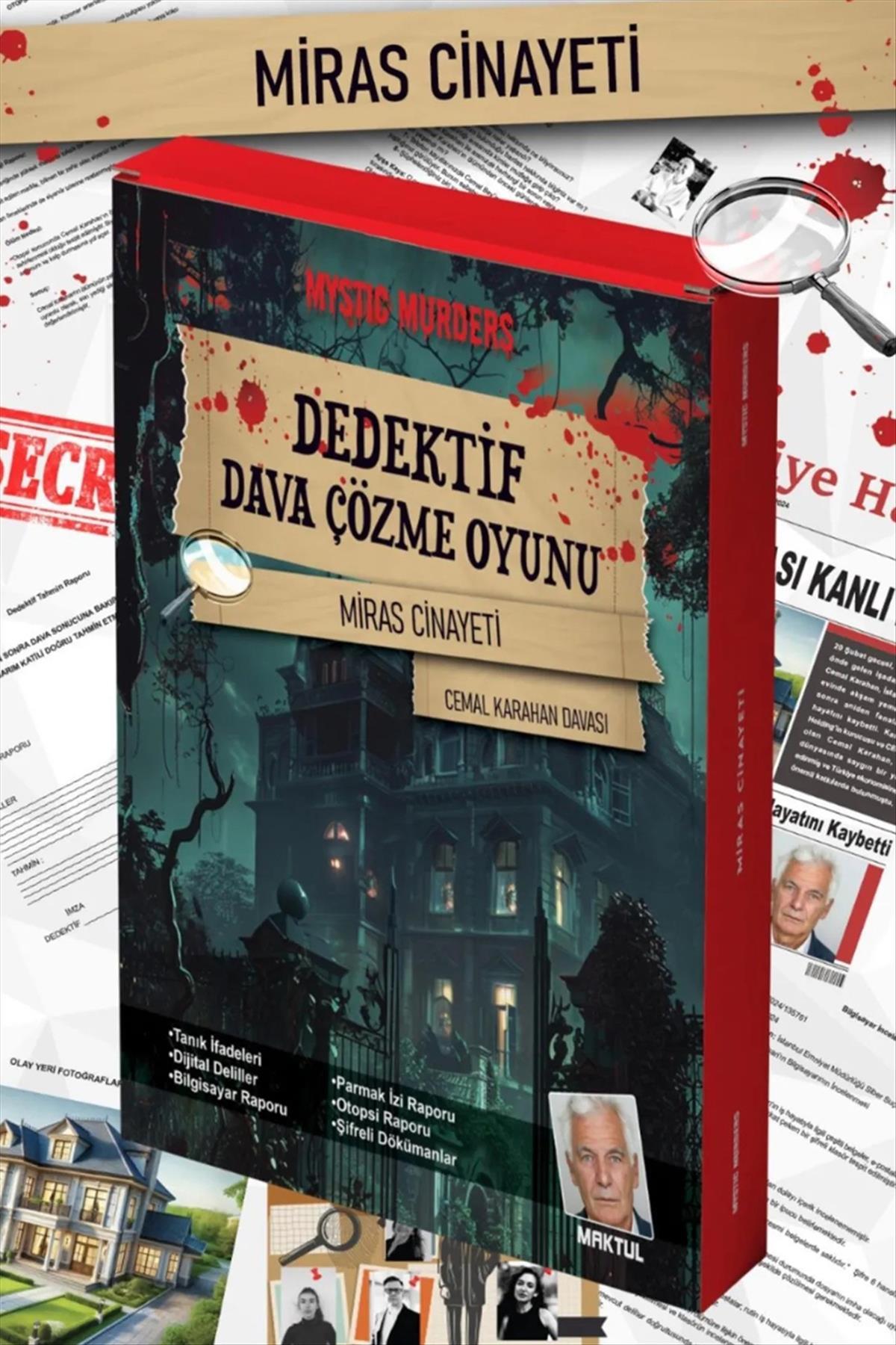 Miras Cinayeti Dedektif Dava Çözme Oyunu-Renkli