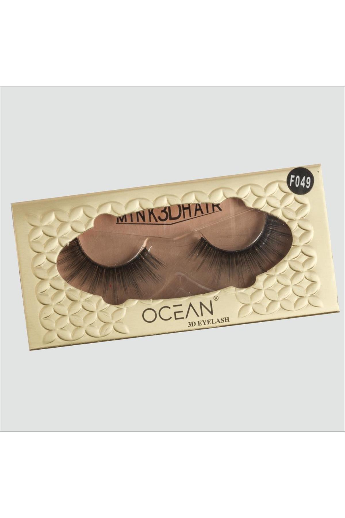 Ocean 3D Takma Kirpik F049-Siyah