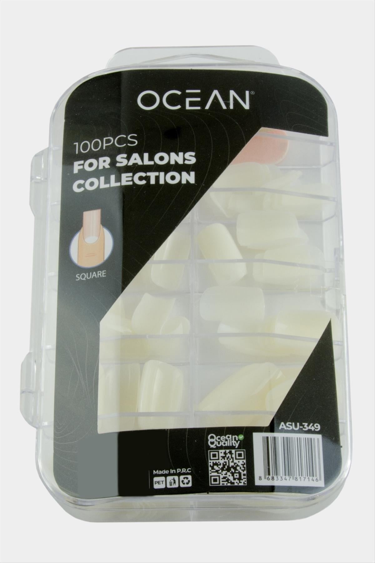 Ocean Takma Tırnak 100 Adet-Krem