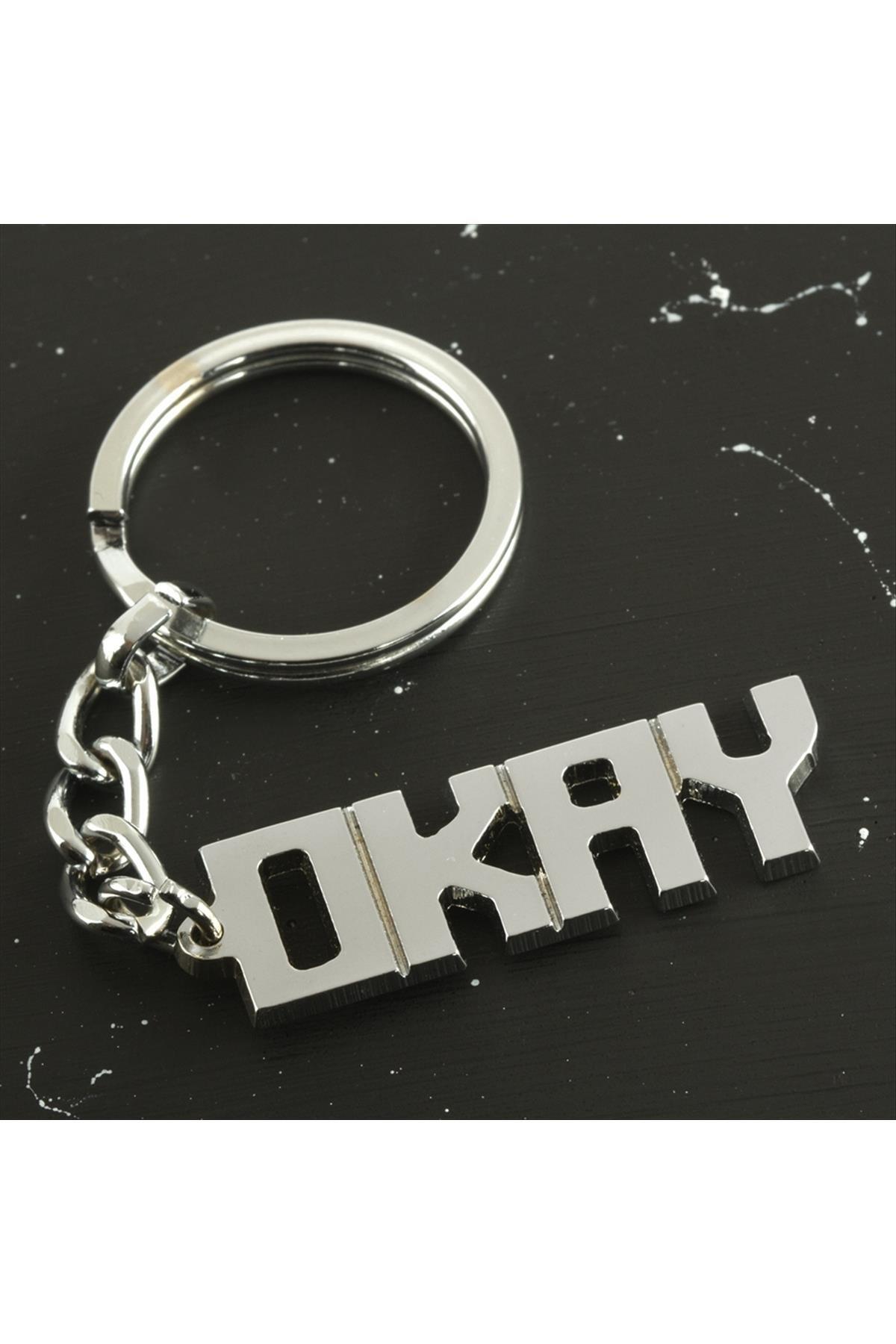 Okay İsimli Anahtarlık-