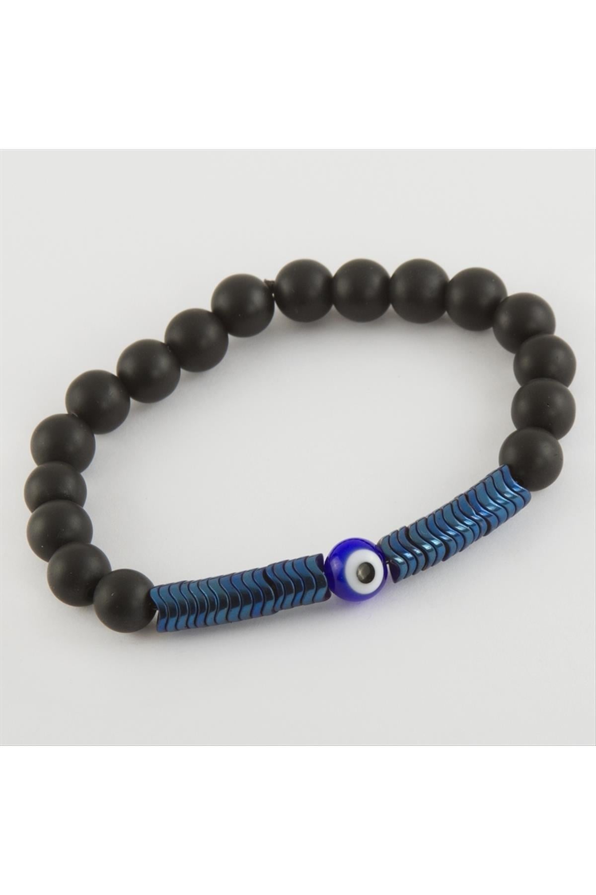 Onix-Hematit Doğaltaş Bileklik