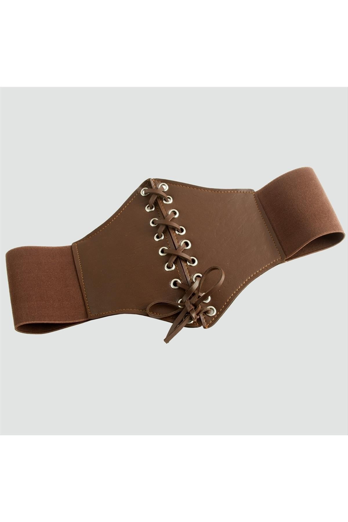 Örgülü Çıtçıtlı Lastikli Kemer