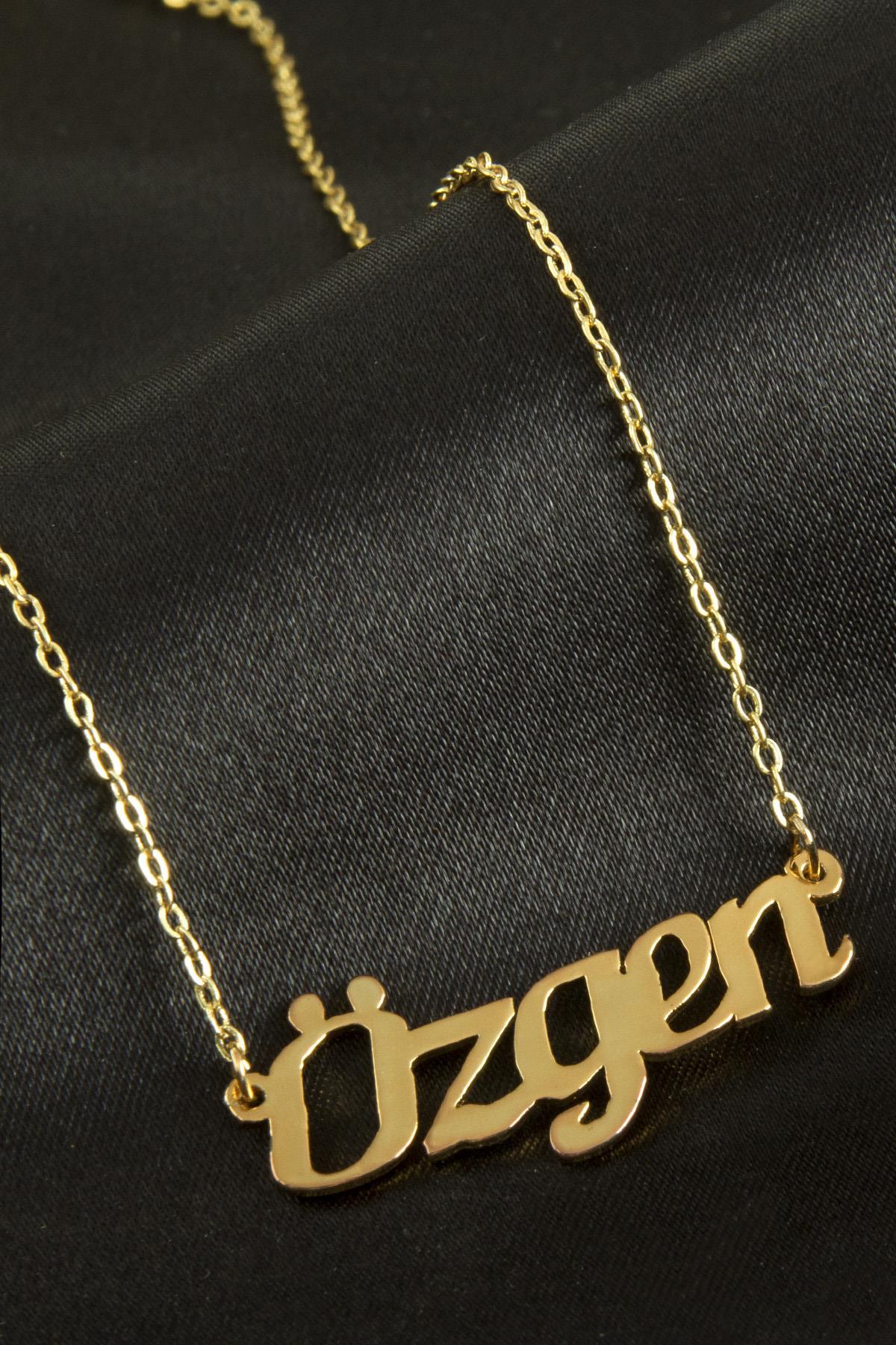 Özgen isimli kolye -Sarı