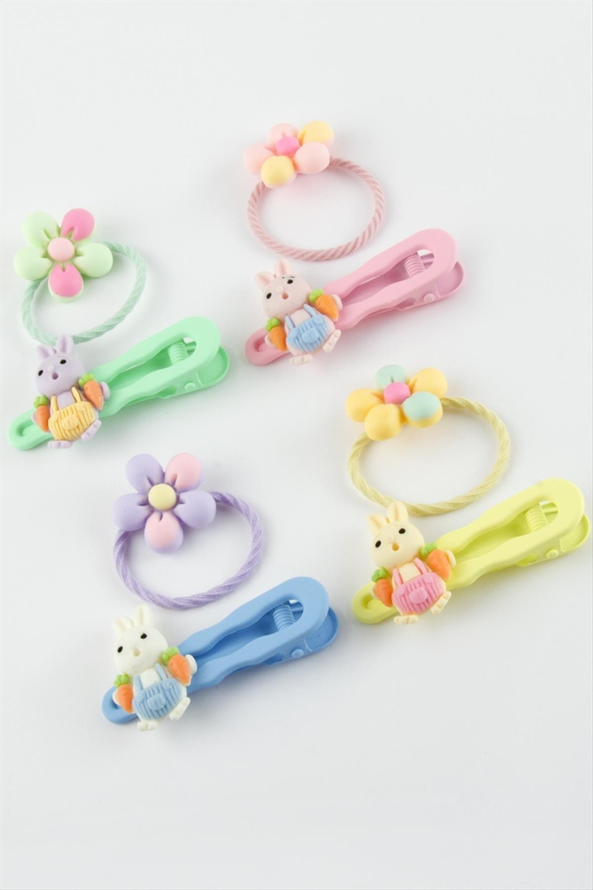 Papatya Pens Lastikli Toka 2 Adet