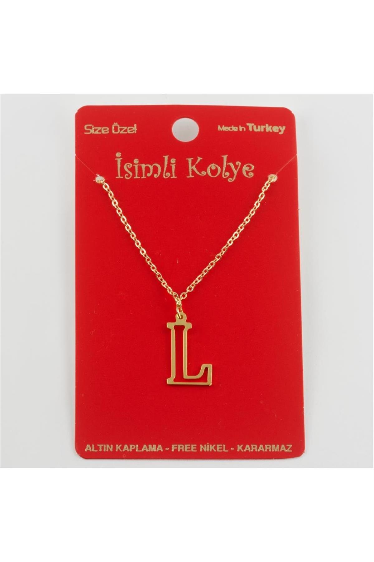 Prinç Harfli Kolye-L