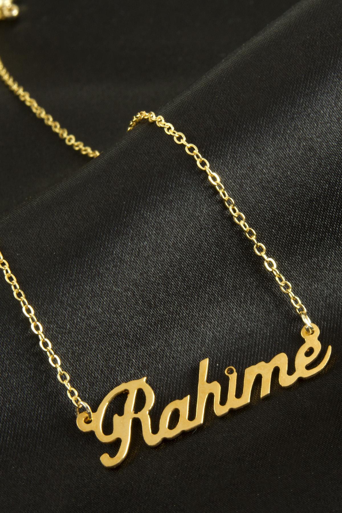 Rahime İsimli Kolye -Altın Rengi
