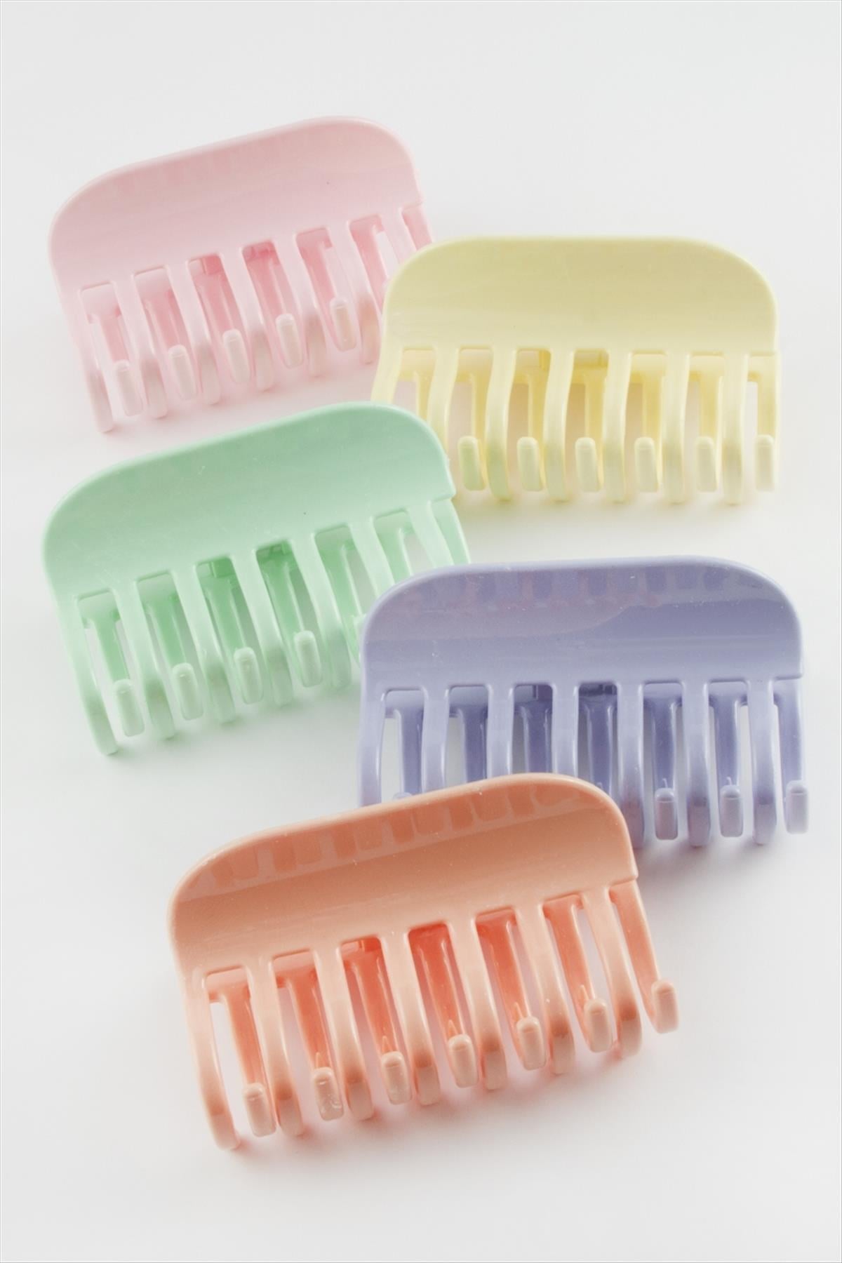 Renkli Düz Mandal Toka 10 cm