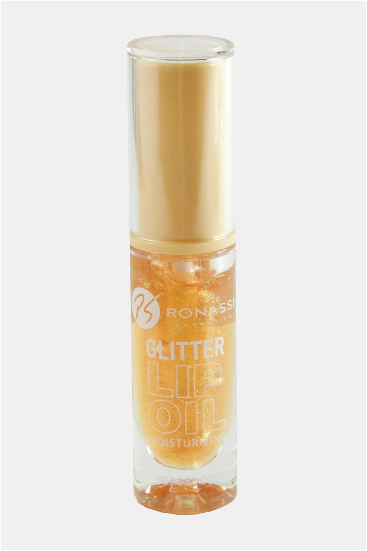 Ronassi Glitter Lippoil Simli Dudak Parlatıcısı-Sarı