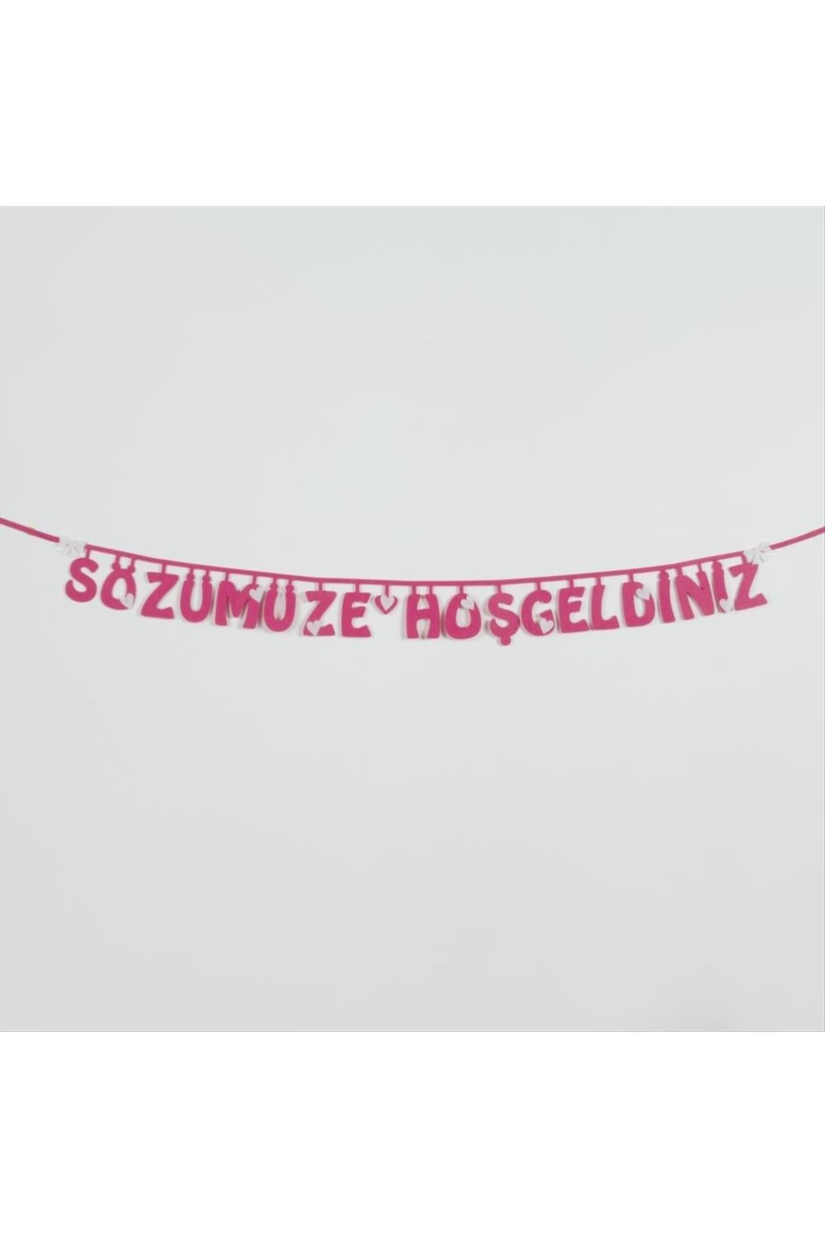 Sözümüze Hoşgeldiniz Keçe Yazı