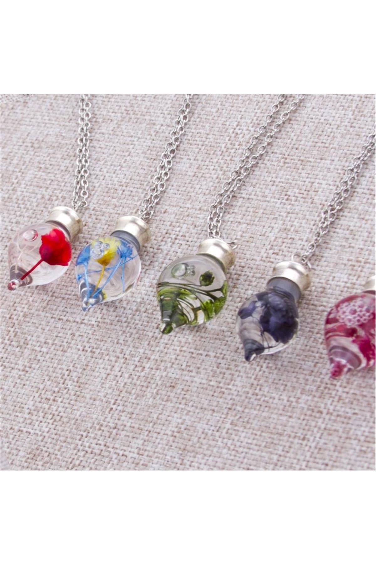 Sulu Fanus Canlı Kolye