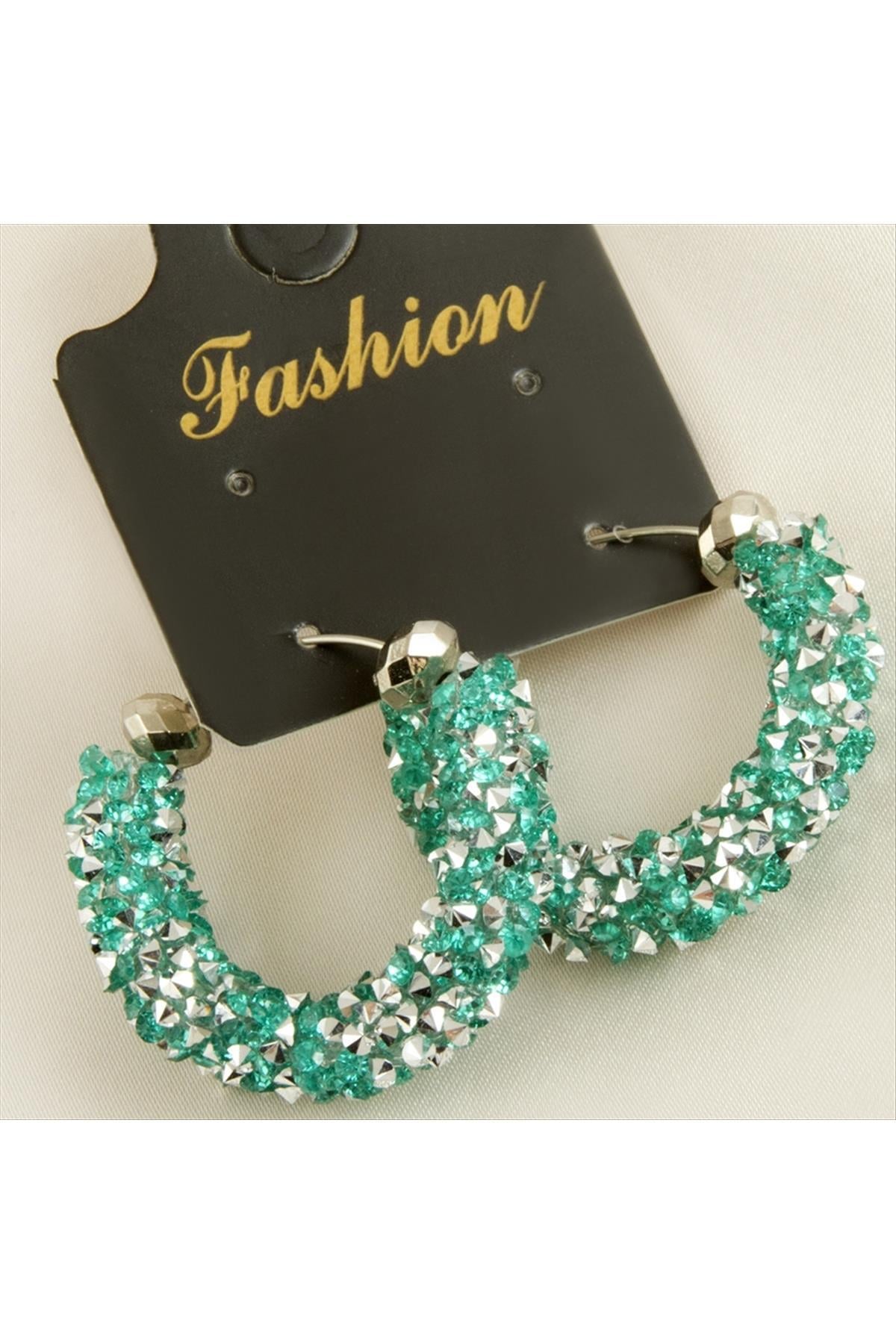 Swarovski Fitil Küpe