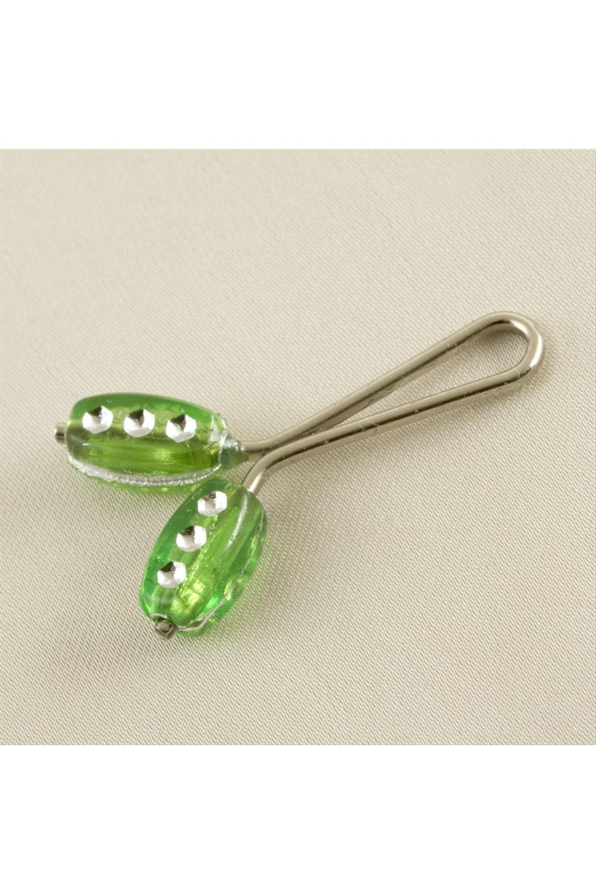 Taşlı Oval Klipsi Firkete