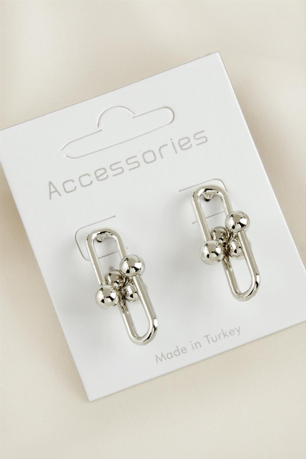 Tfny Yeni Sezon Metal Küpe