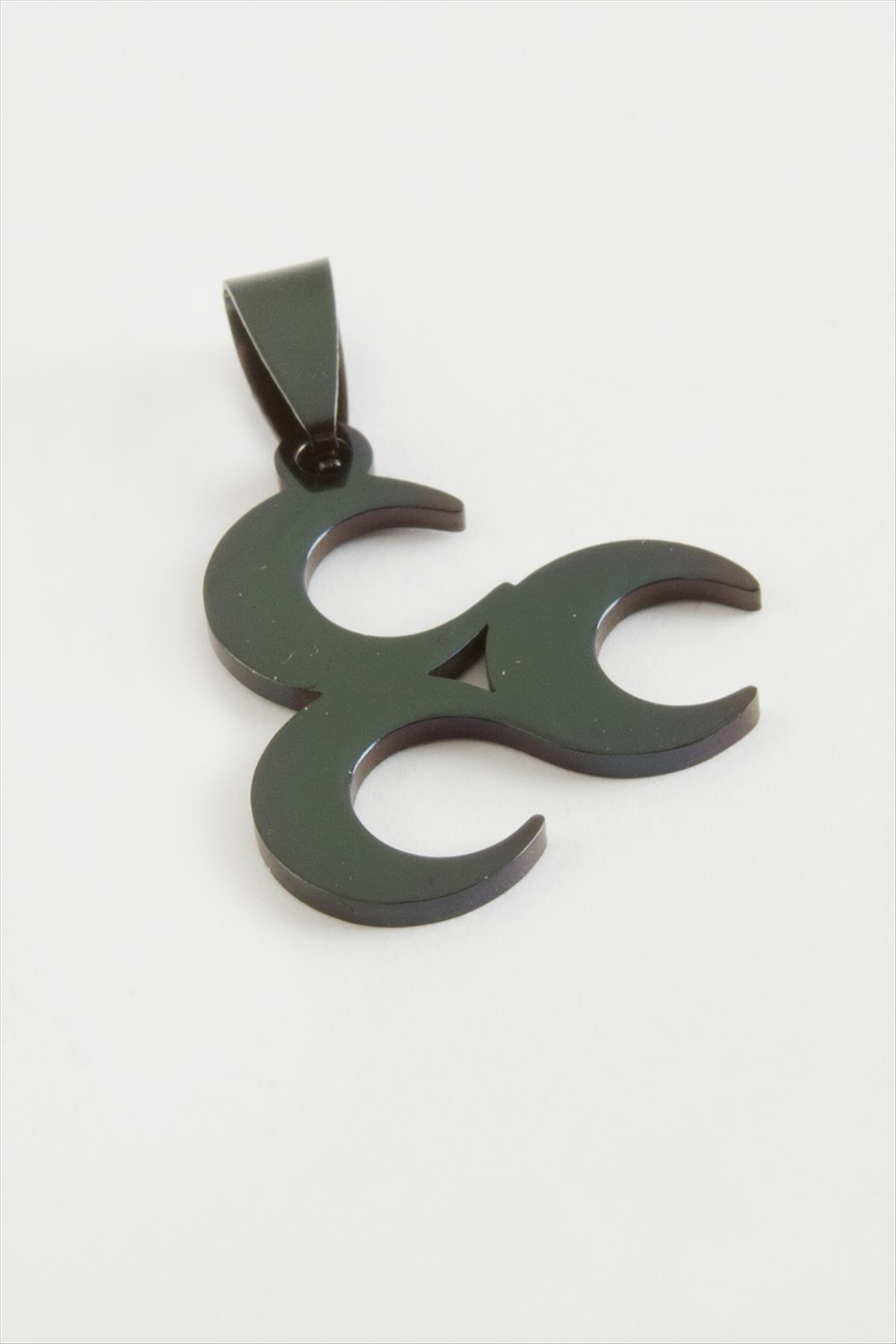 Tuğra Çelik Kolye Ucu 2,5 cm