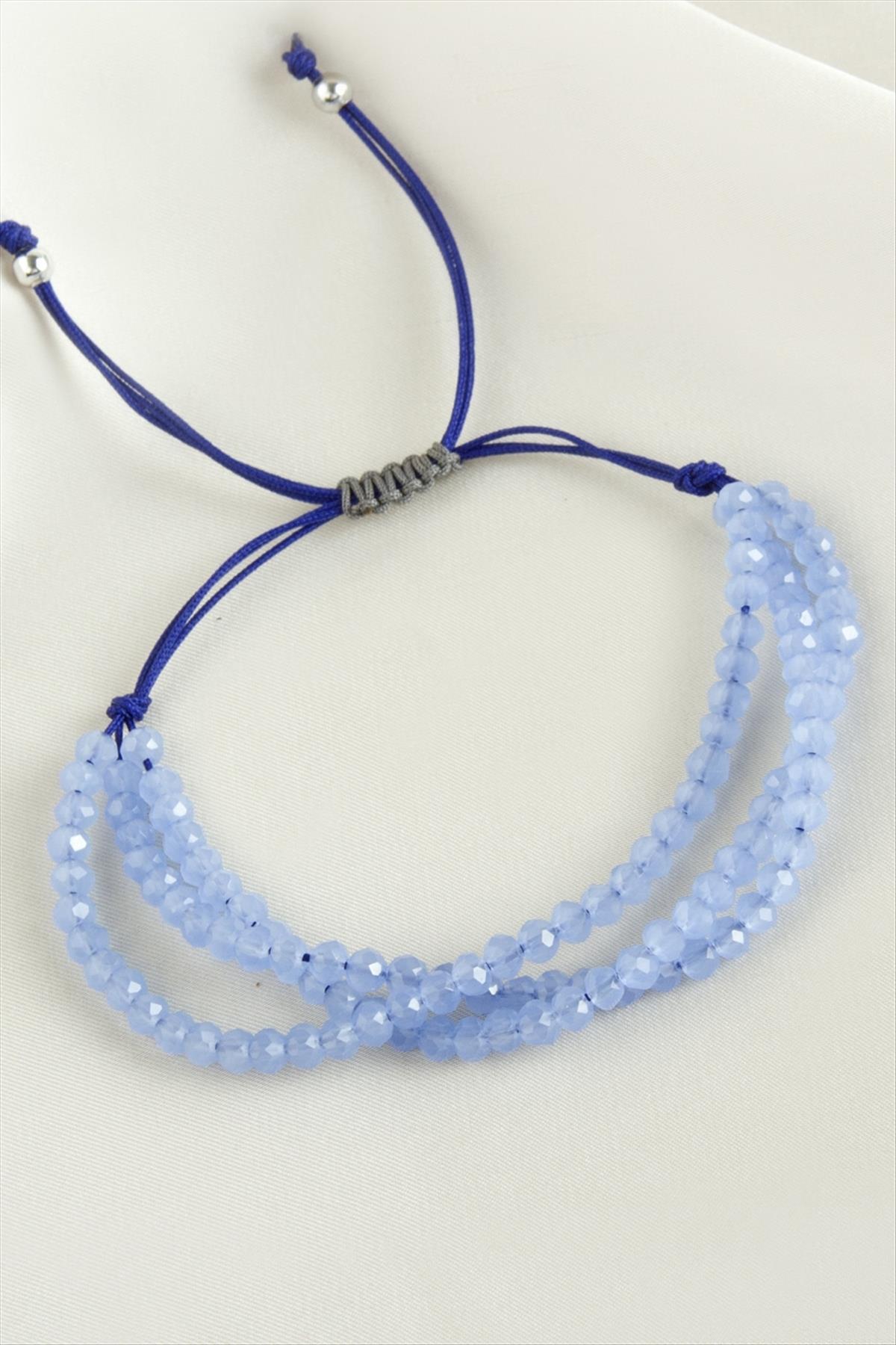 Üçlü Kristal Bileklik