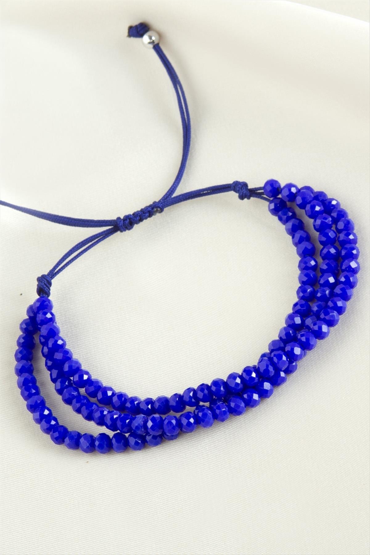 Üçlü Kristal Bileklik