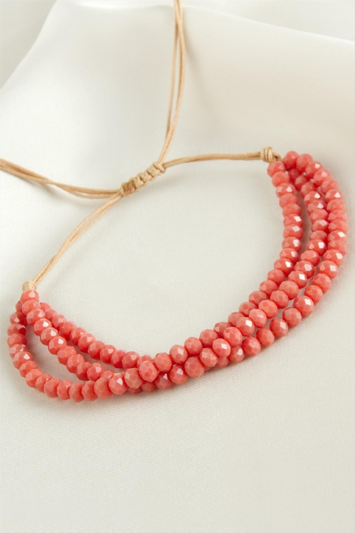 Üçlü Kristal Bileklik