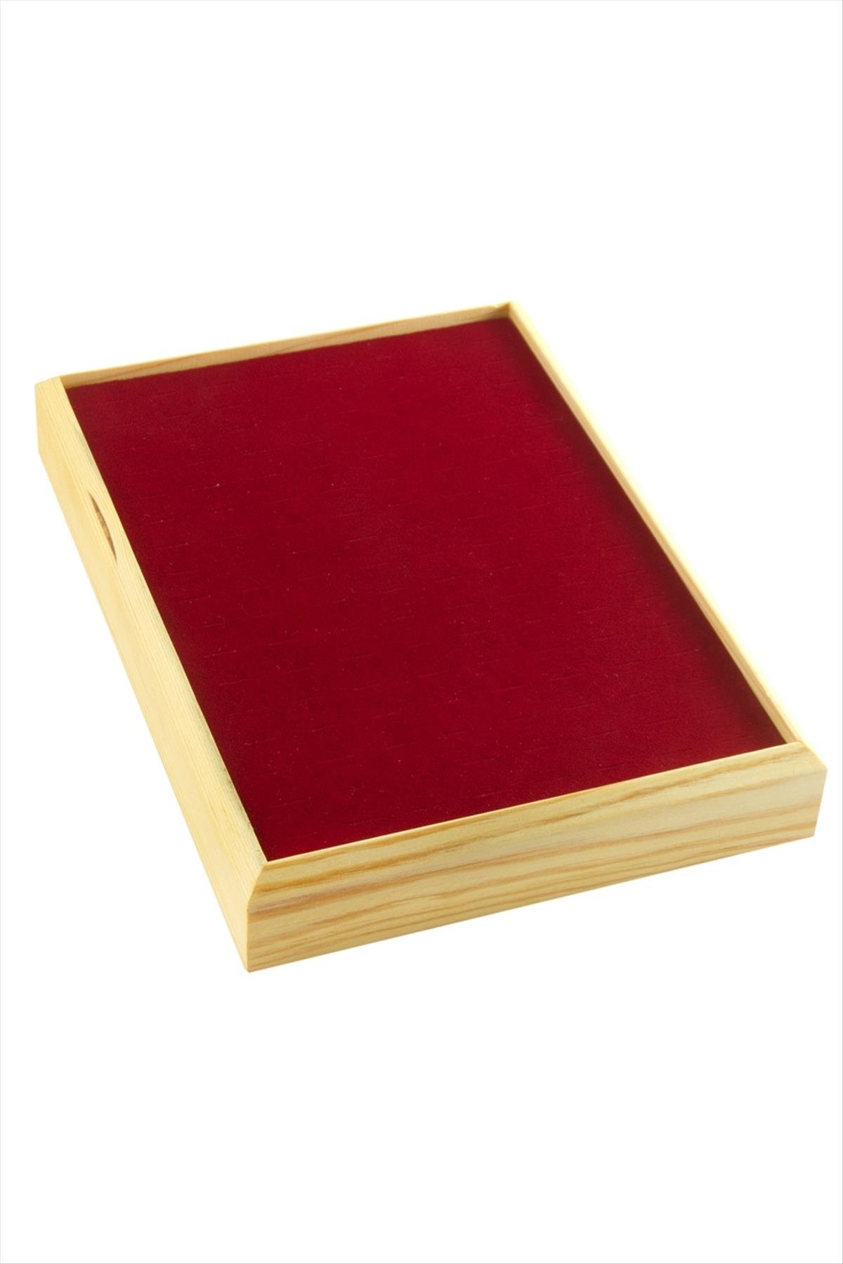 Ahşap Anfora Kumaş Piercing Küpelik 18*24 cm