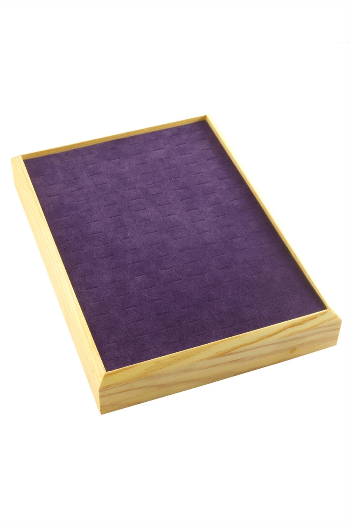 Ahşap Anfora Kumaş Piercing Küpelik 18*24 cm