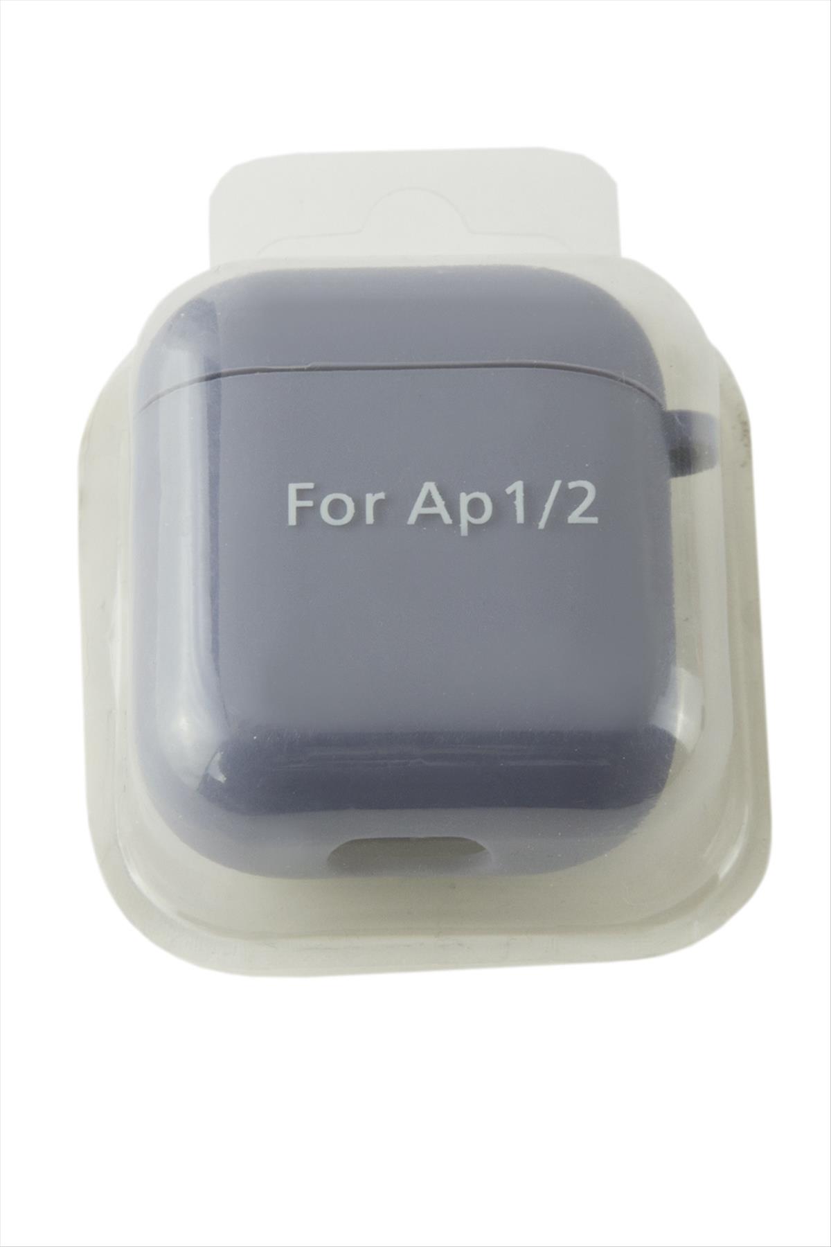 Airpods 1-2 Nesil Uyumlu Kablosuz Silikonlu Kulaklık Kılıfı 