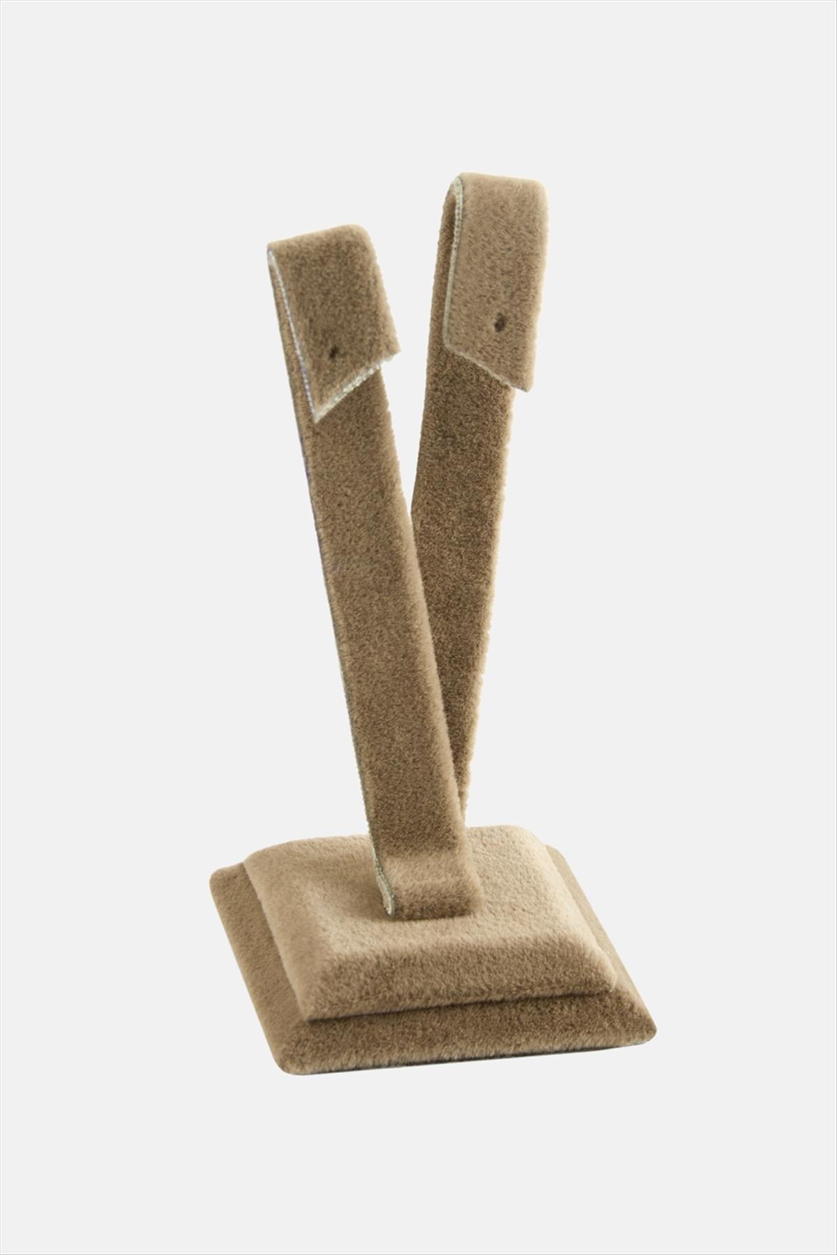 Anfora Kumaş Palmiye Küpelik