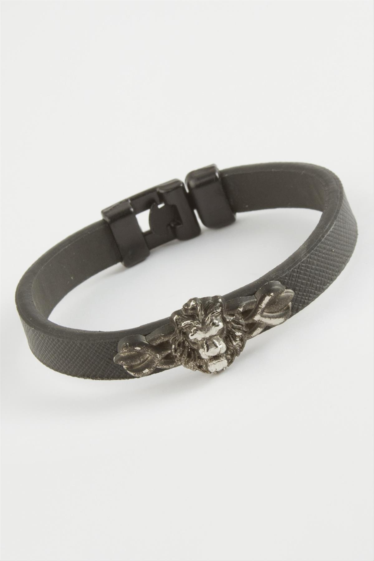 Aslan Kaliteli Suni Deri Bileklik