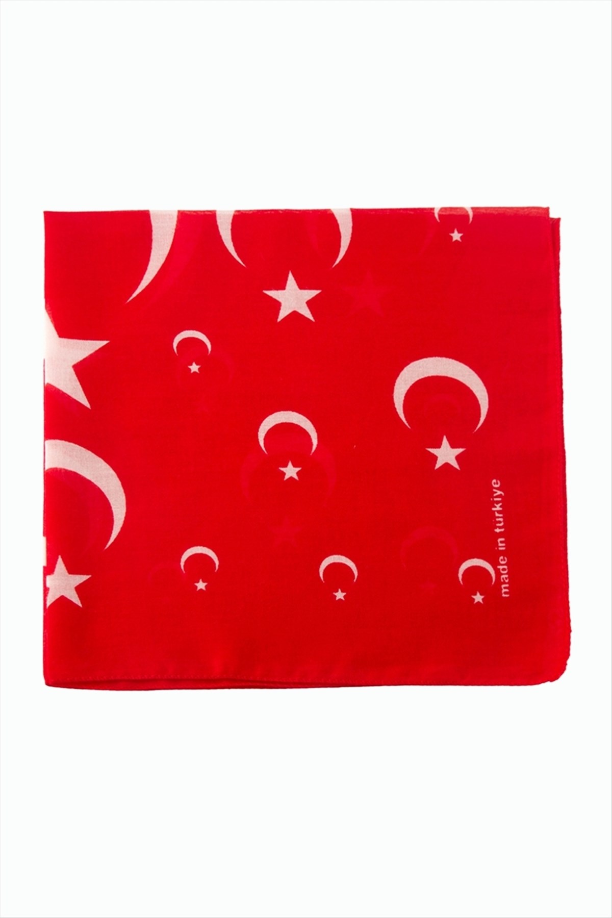 Ay Yıldız Desenli Bandana 50*50