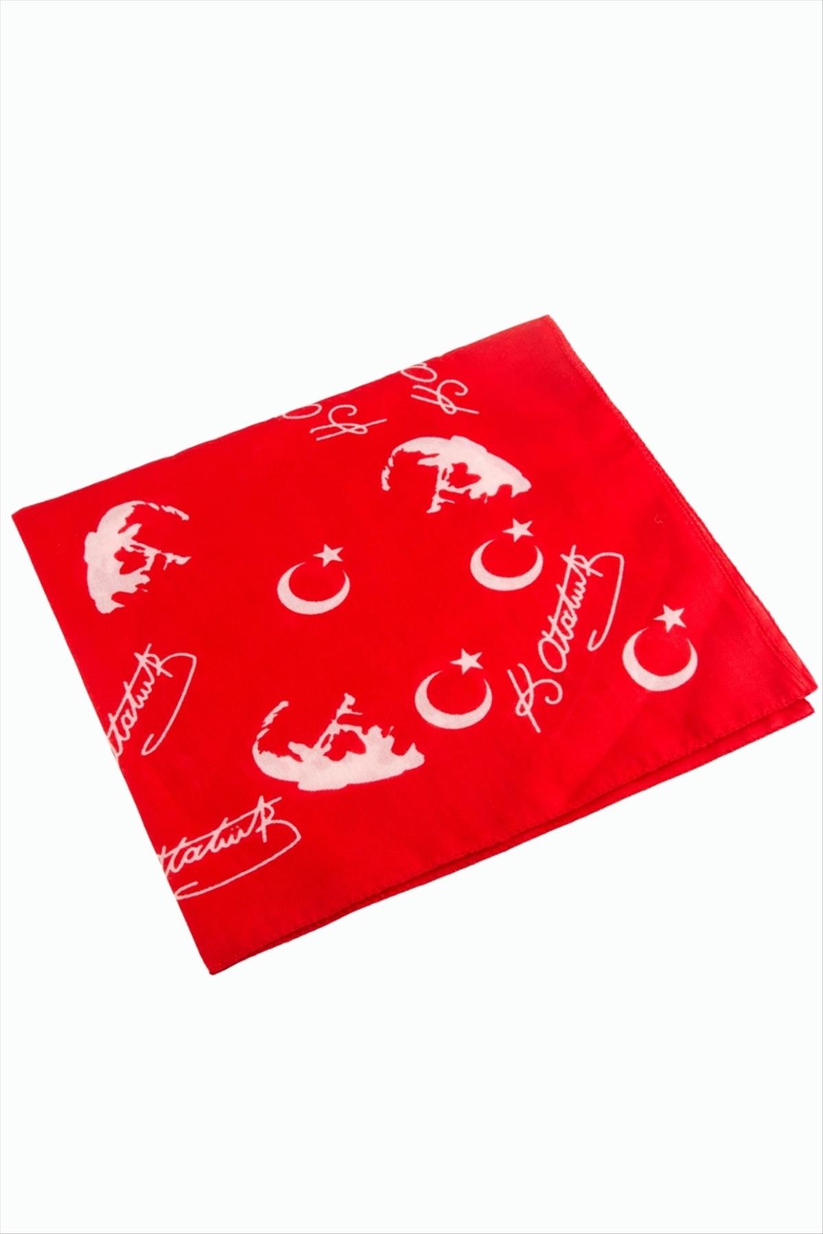 Ayyıldız Desenli Bandana 50*50