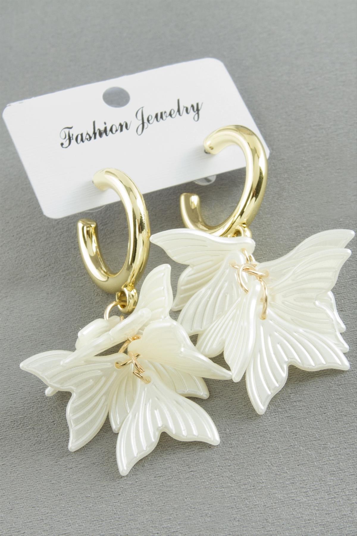 Balık Kuyruğu İnci Küpe