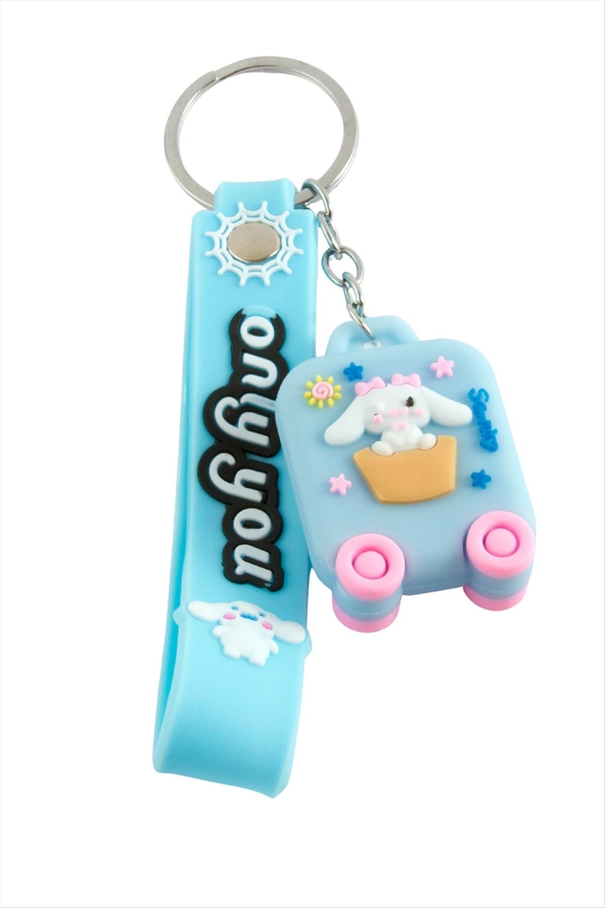 Bavul Silikon Anahtarlık