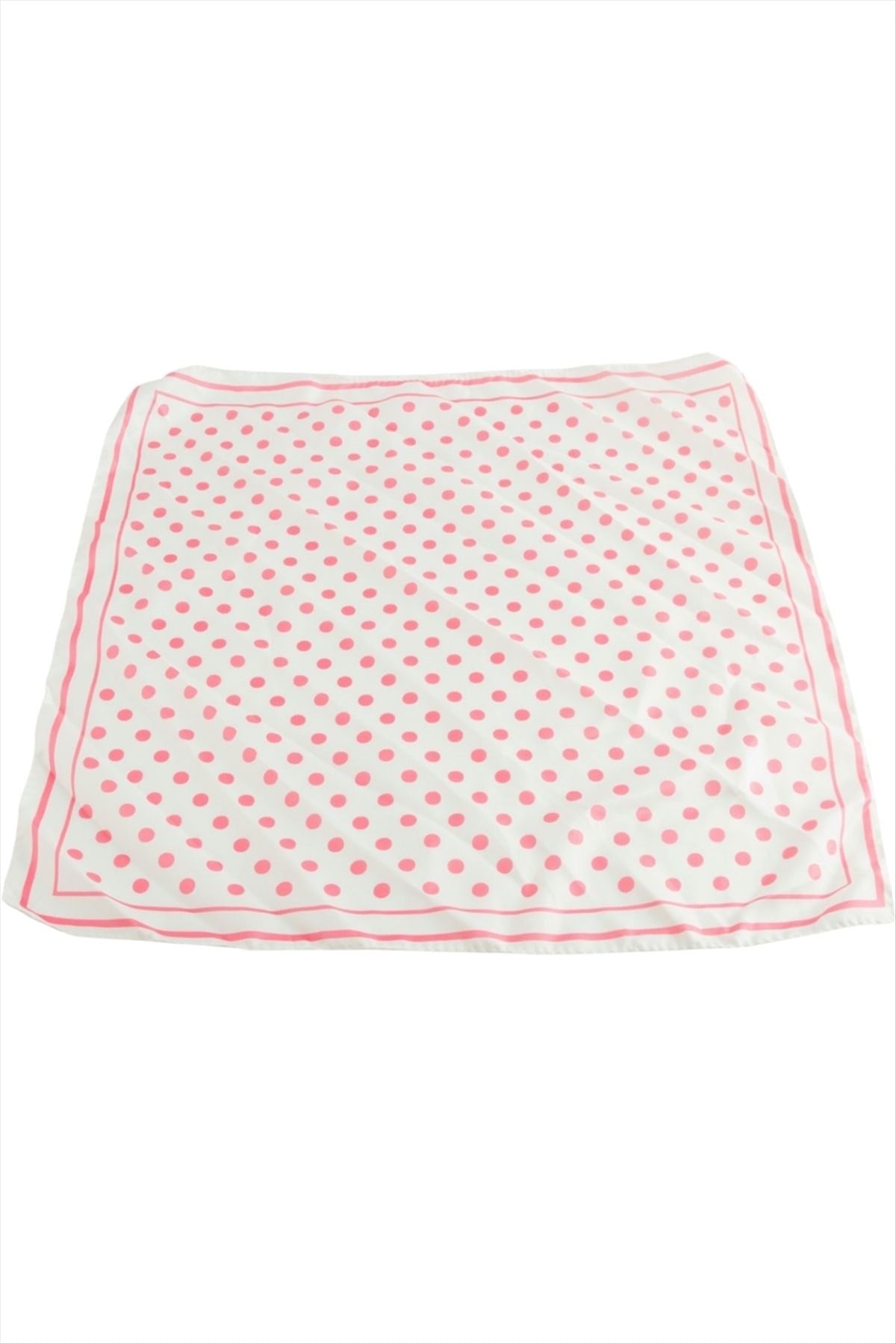 Benekli Desenli Zr Saten Fular 50*50 cm