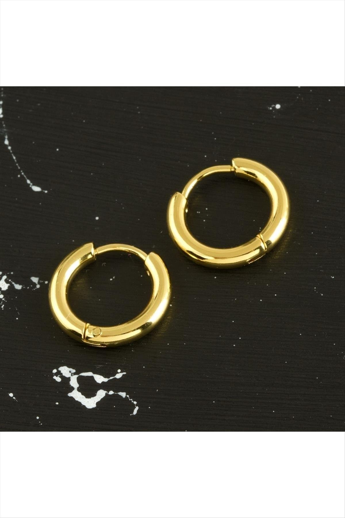 Çelik Halka Küpe 1 cm