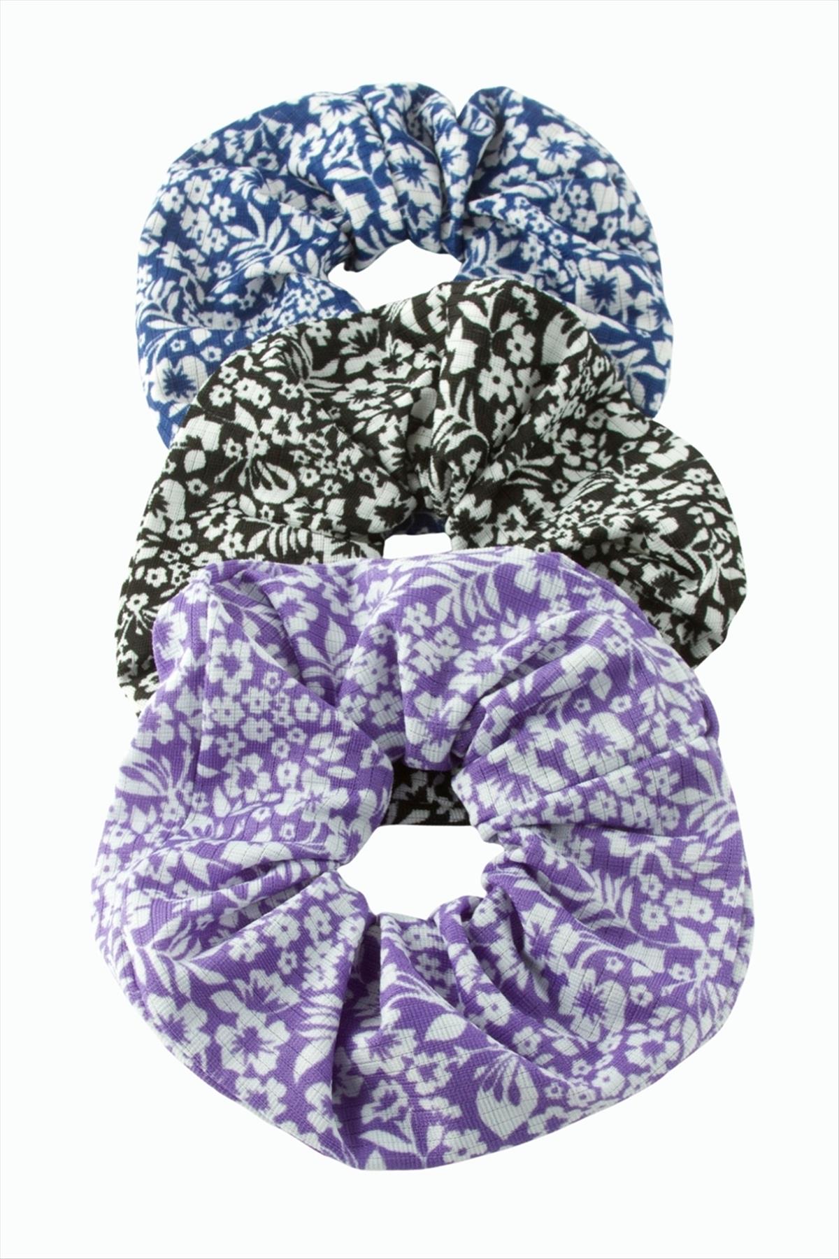 Çiçek Desenli Simit Toka 13 cm