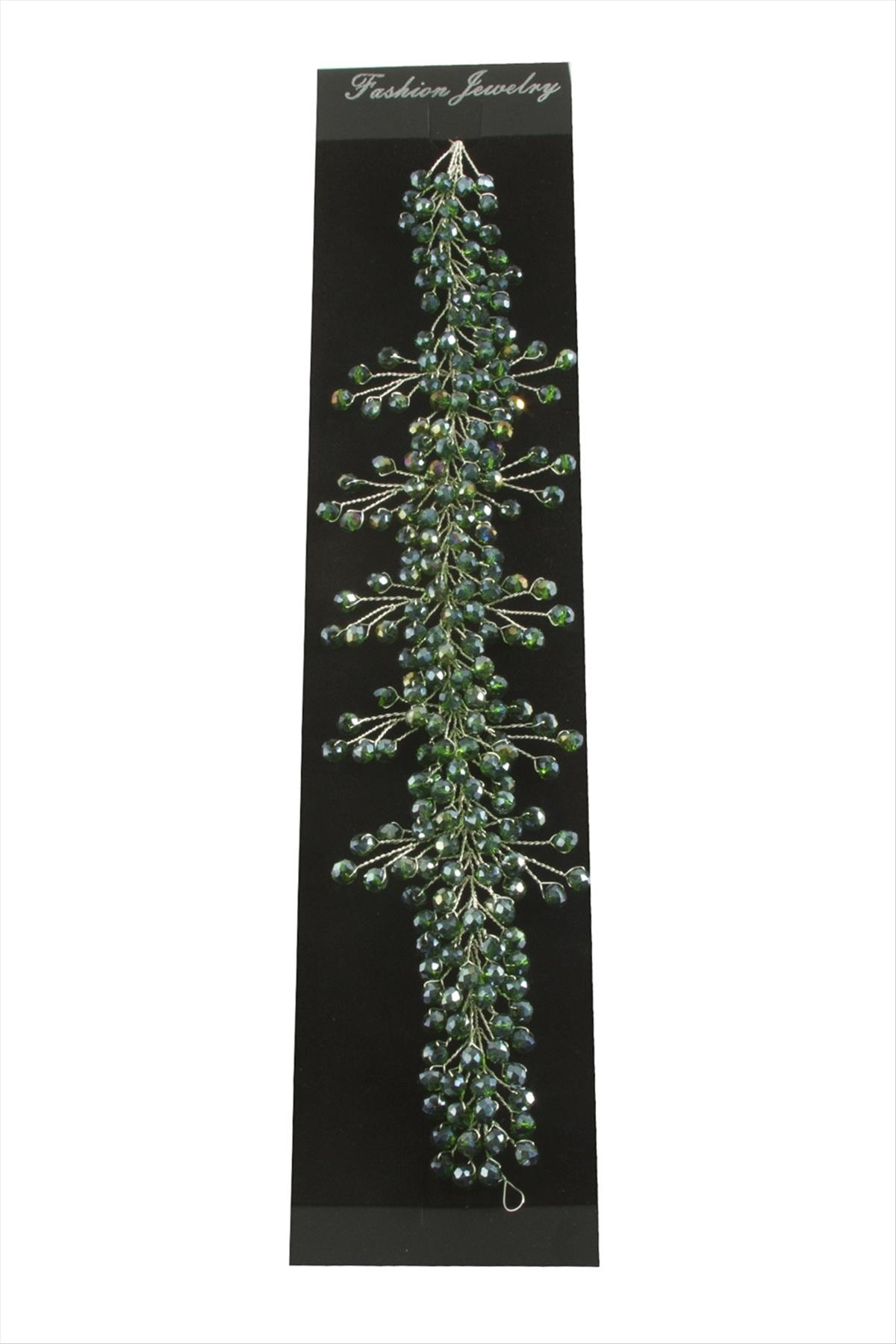 Çiçek Kristal Saç Aksesuarı