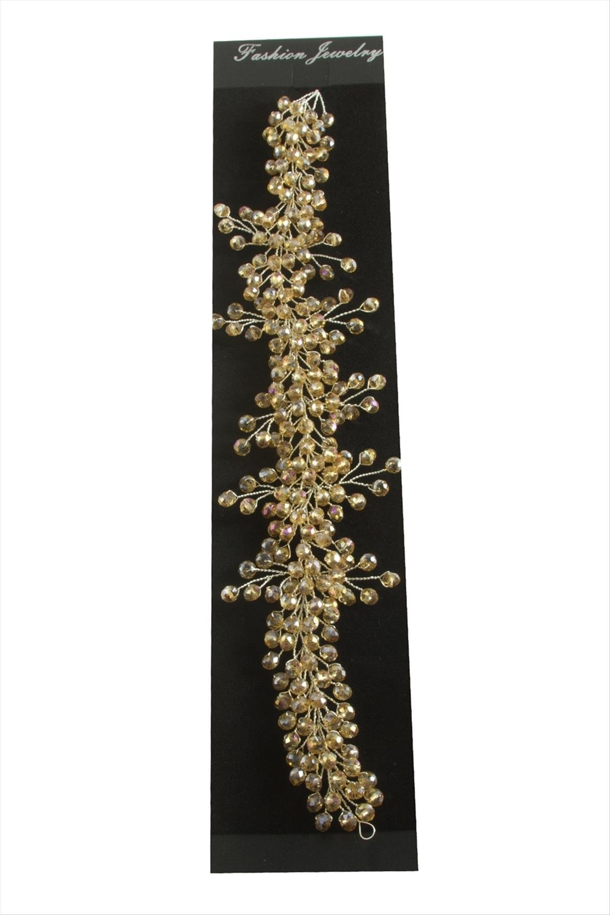 Çiçek Kristal Saç Aksesuarı